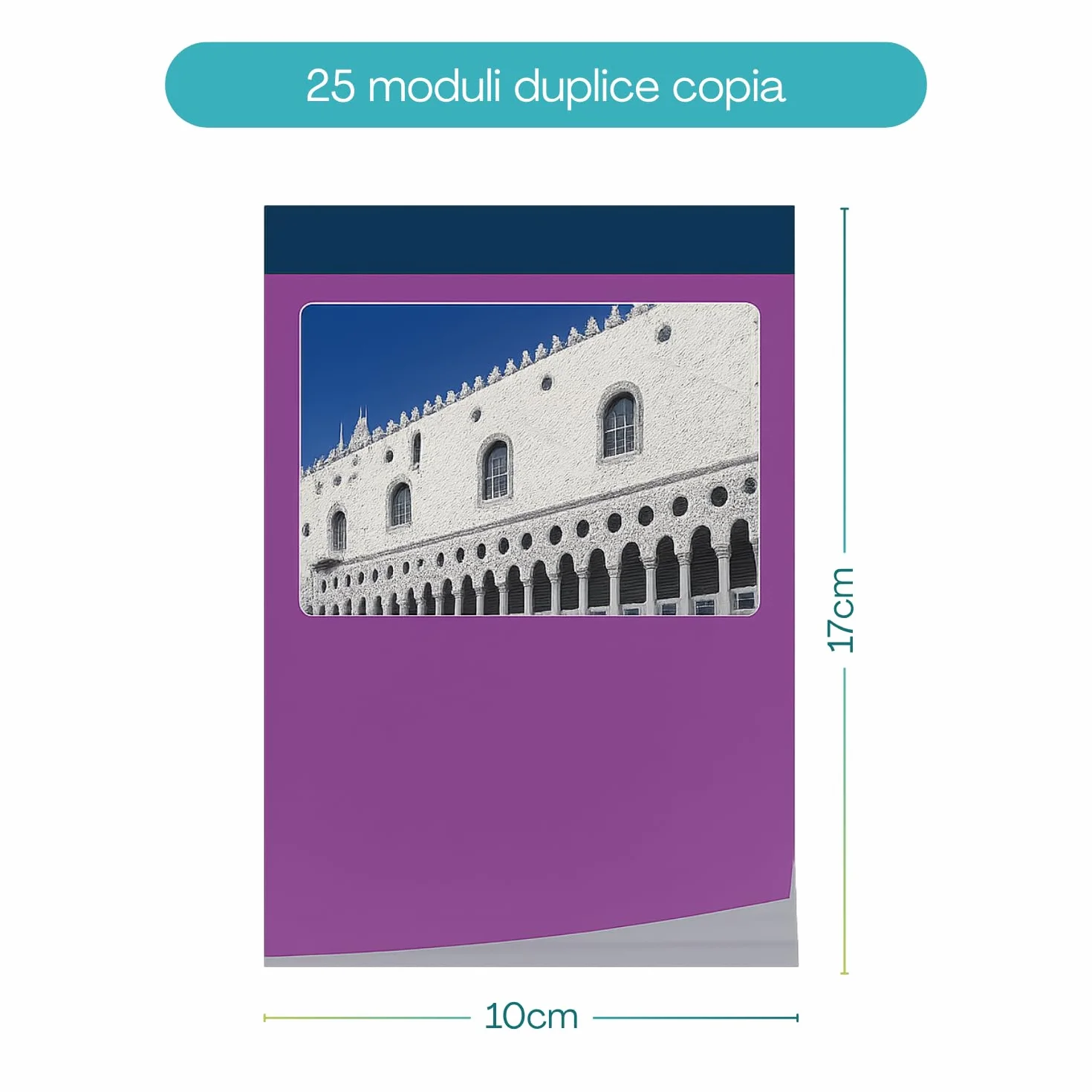 Blocchi Comande da 25 Moduli DUPLICE Copia 17x10 cm Moduli autoricalcanti per Alberghi Ristoranti Hotel