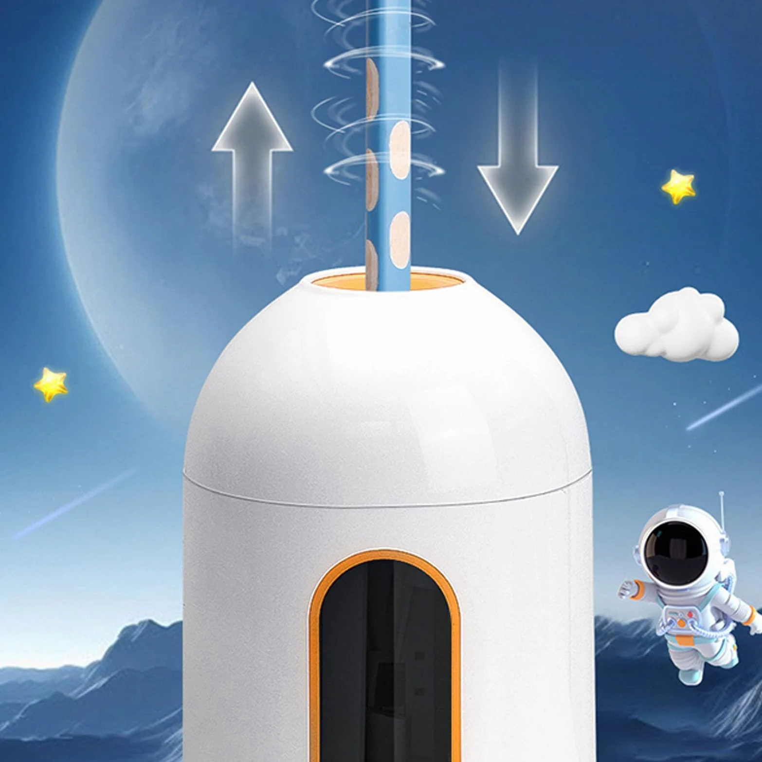 Temperamatite elettrico silenzioso per i compiti a casa Temperamatite automatico Design a bocca larga per matita automatica standard