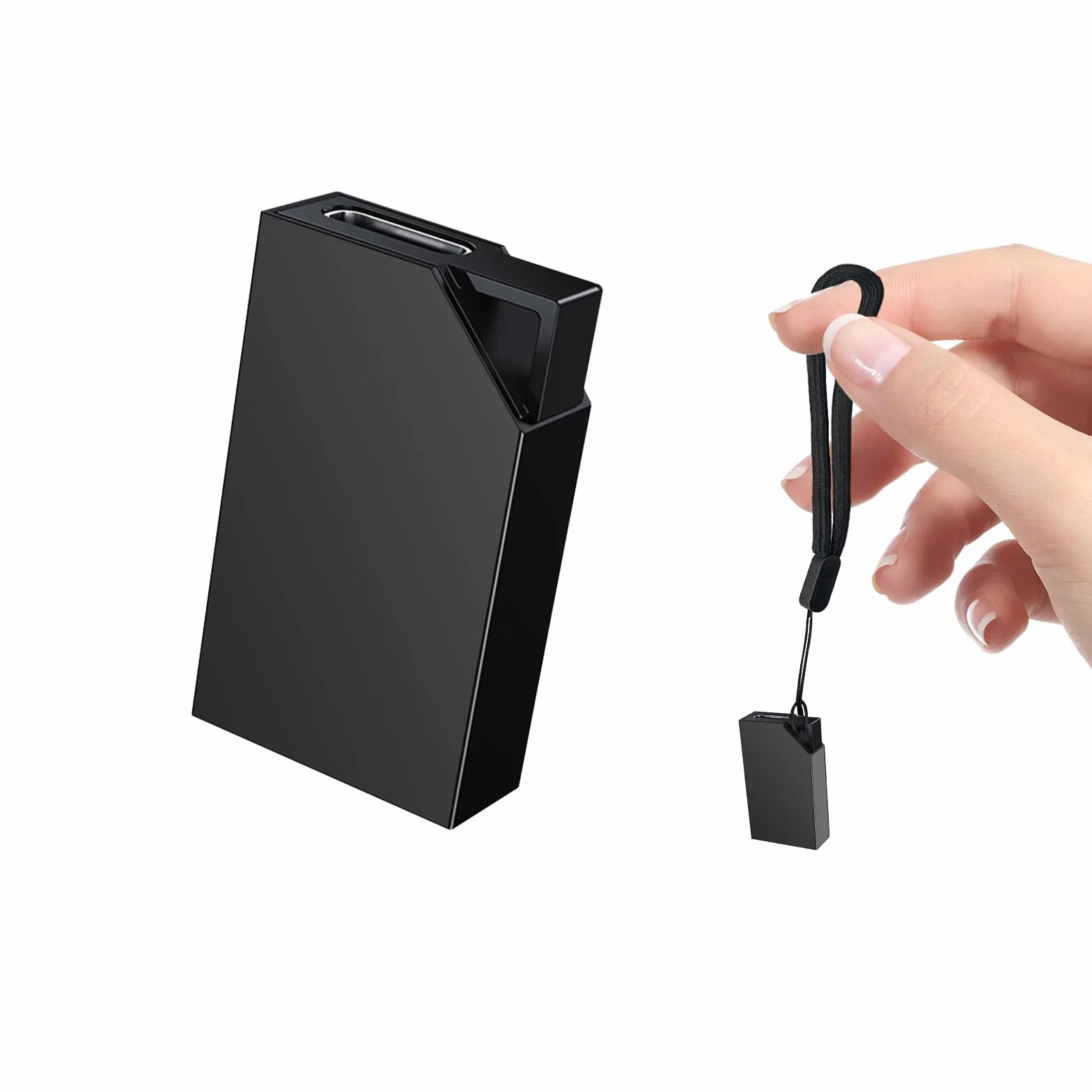 Registratore Vocale con, Memoria da 64GB, Ricaricabile USB, Registratore Vocale Spia e Funzioni Attivazione Vocale, Penna Mini Registratore Vocale Spia, Per Lezioni, Riunioni (3 * 2 * 0.6)