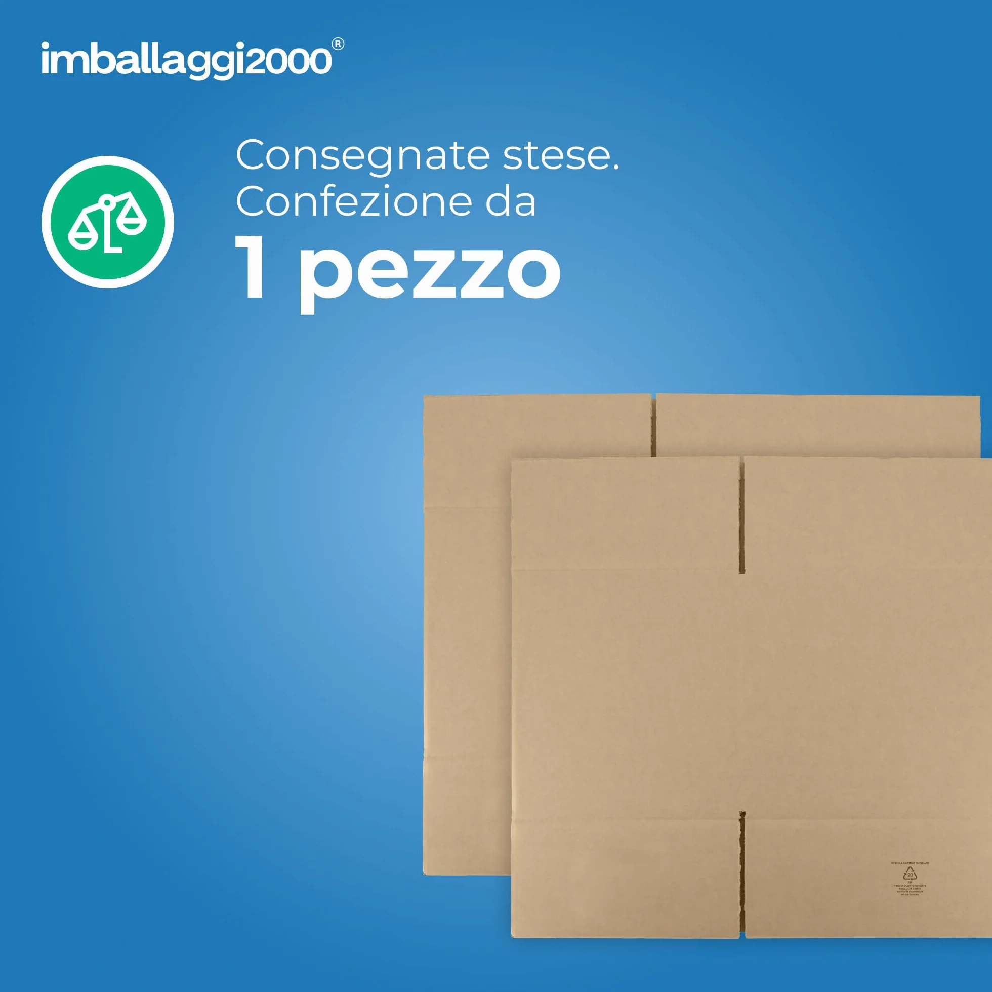 Scatole Trasloco a Doppia Onda 60x40x40 Pack da 10 Cartone Resistenti