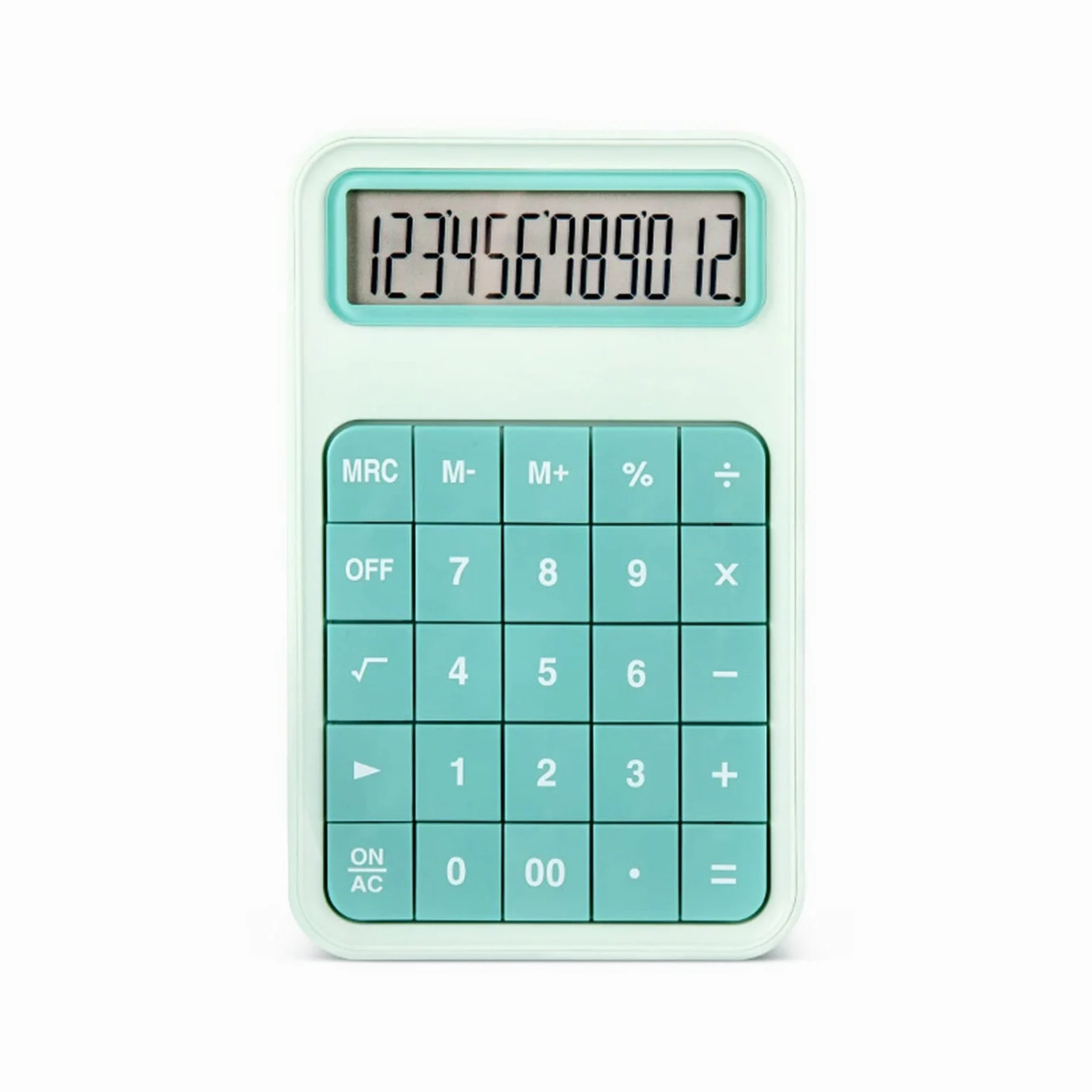 calcolatrice, Colorato Standard colorato con ampio display LCD portatile e leggero, ultrasottile for tutti i giorni