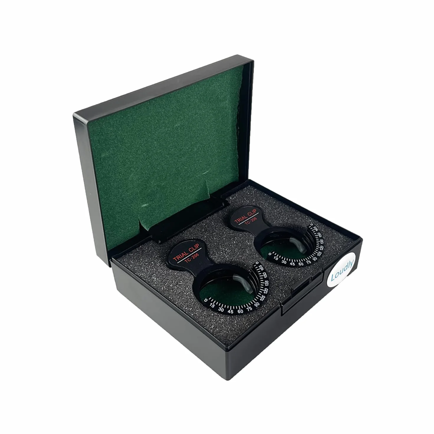 Trial Clip OptiPro - Kit di fissaggio per lenti optometriche - Accessorio per test oculari di alta qualità per negozi di ottiche oftalmiche