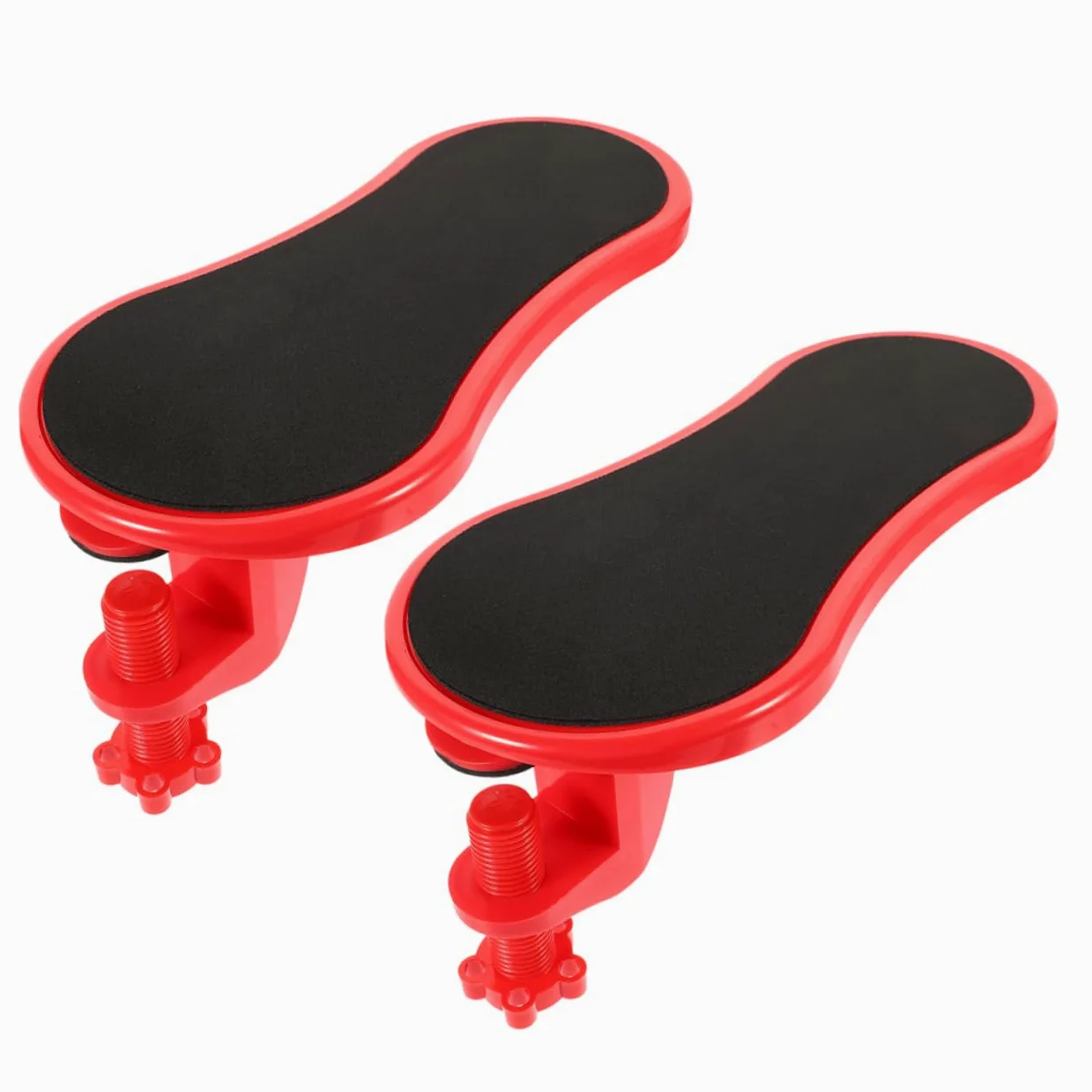 LALAFINA Poggiapolsi Ergonomico Confezione da 2 Pezzi in Gomma e Cotone Design Leggero e Facile da Installare Supporto per Polso Antisg Slip per Ufficio e Viaggio
