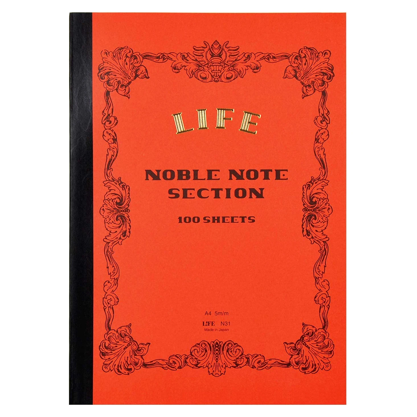 LIFE Noble Notes A4 5mm Squares Ruled Line N31 by LIFE