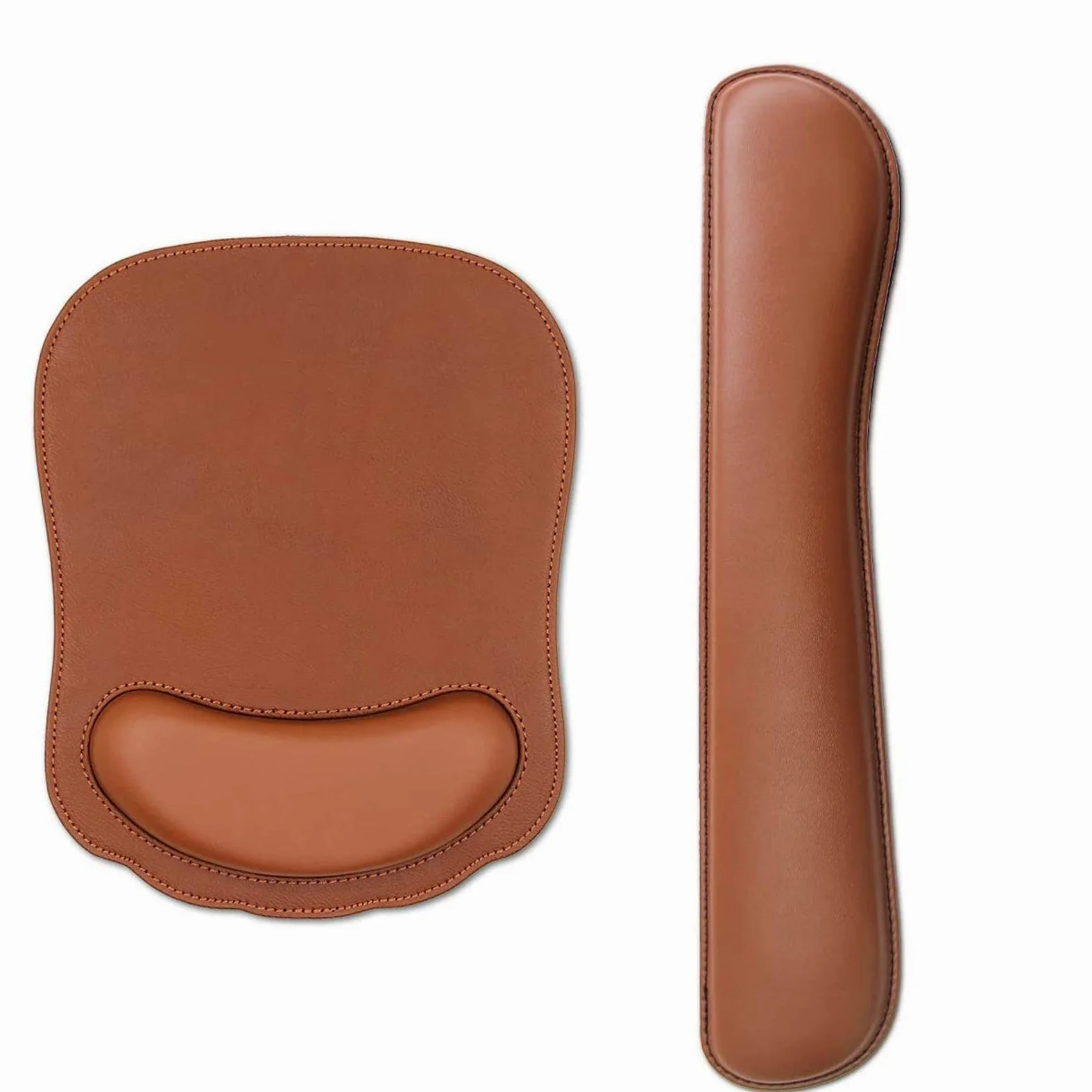 Tastiera Poggiapolsi Pad E Mouse Supporto Polso Set Pad,Base in Gomma Antiscivolo Supporto Poggiapolso con Ergonomico Memory Foam per Una Facile Digitazione E Sollievo dal Dolore