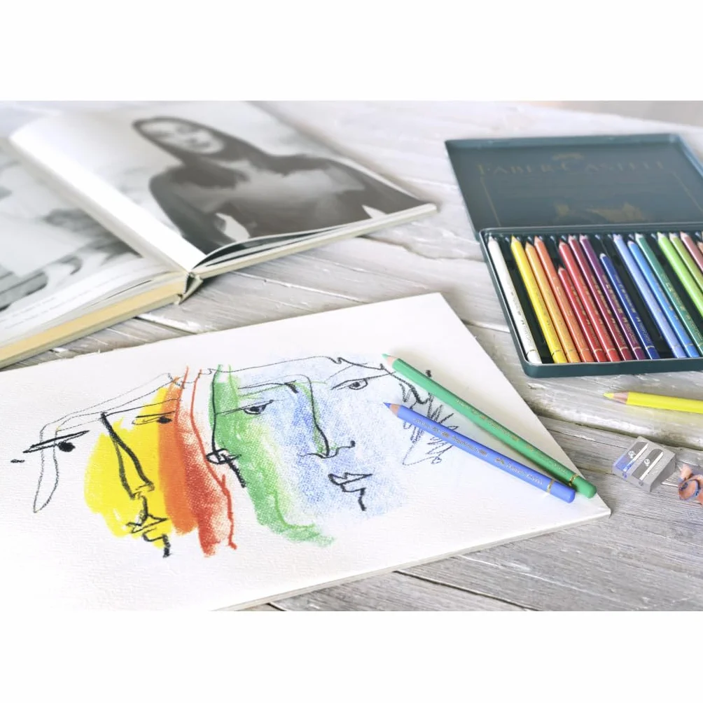 Faber-Castell Polychromos 36 Matite Colorate Professionali Astuccio Metallico 3,8 mm