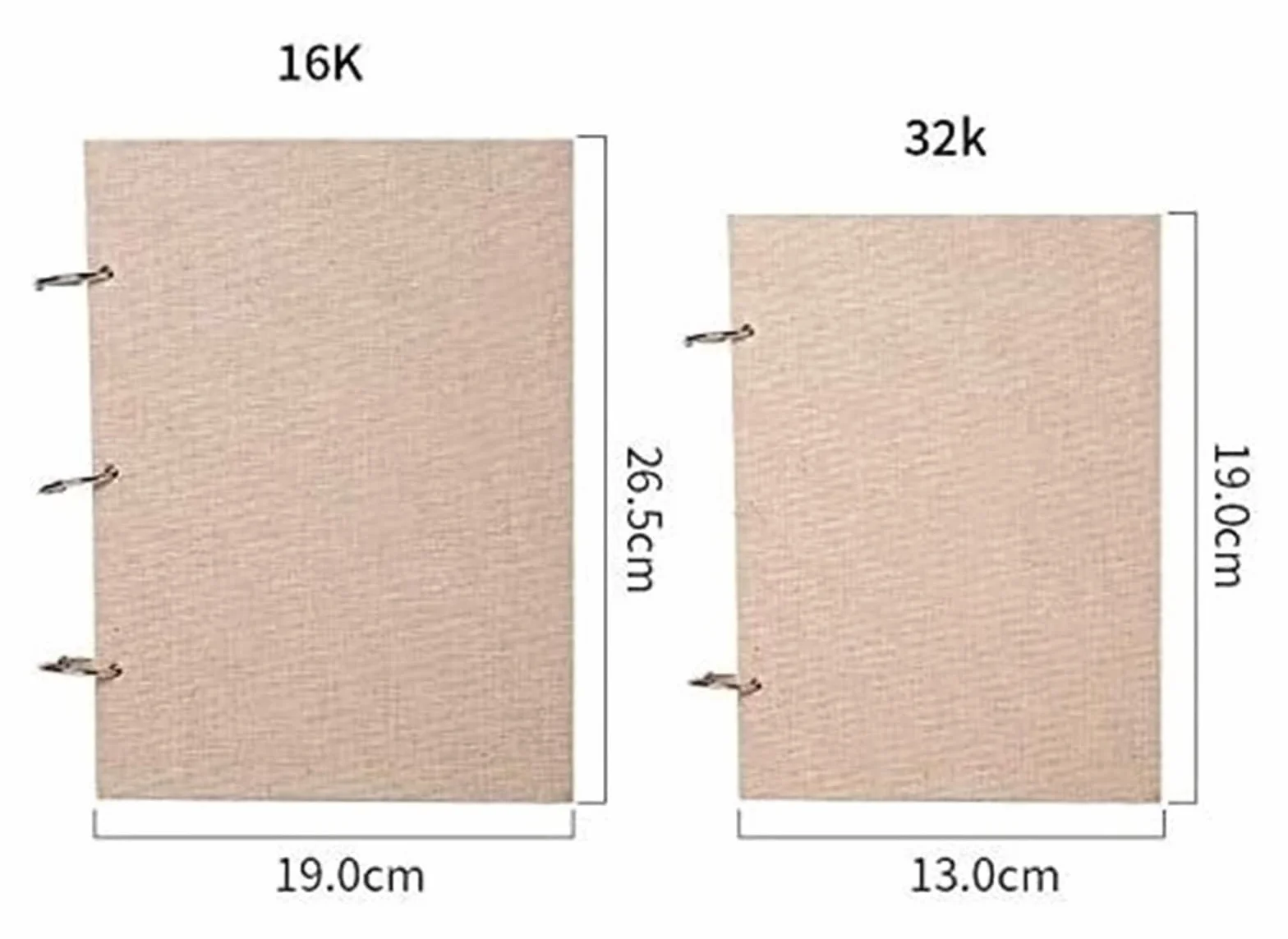 Taccuino, Carta da disegno 8K/16K/32K for schizzi for Pittura Diario Quaderno professionale Blocco note(8k)