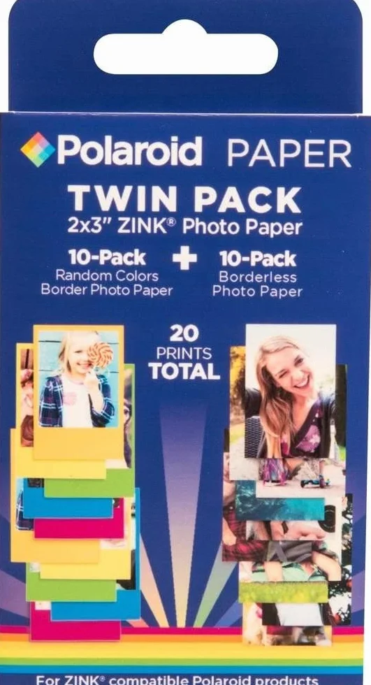 Polaroid Carta ZINK MIX 2x3 Bianco