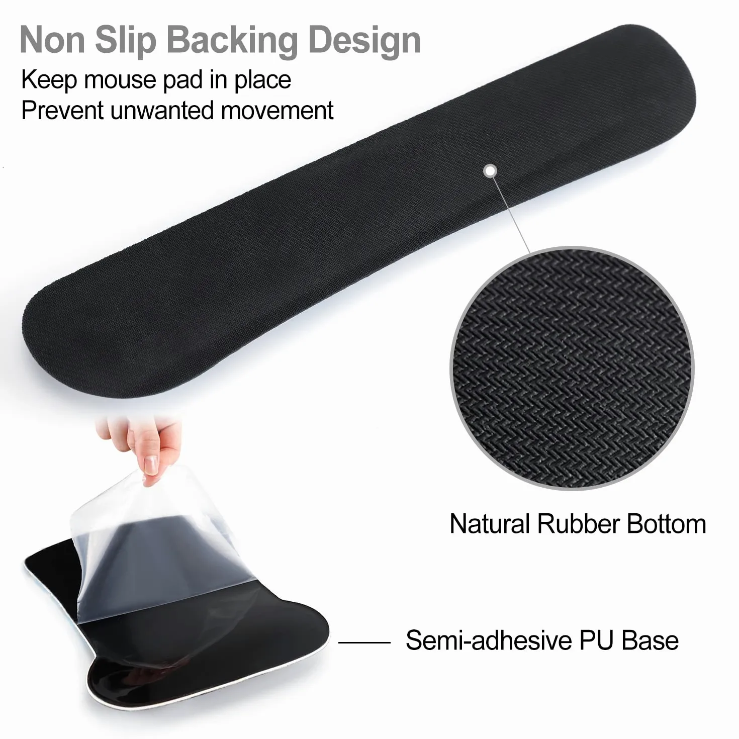 ToLuLu Tappetino poggiapolsi per tastiera, supporto ergonomico in gel, per computer portatile, PC, comodo e resistente, poggiapolsi per digitare facilmente, sollievo dal dolore, luna e sole