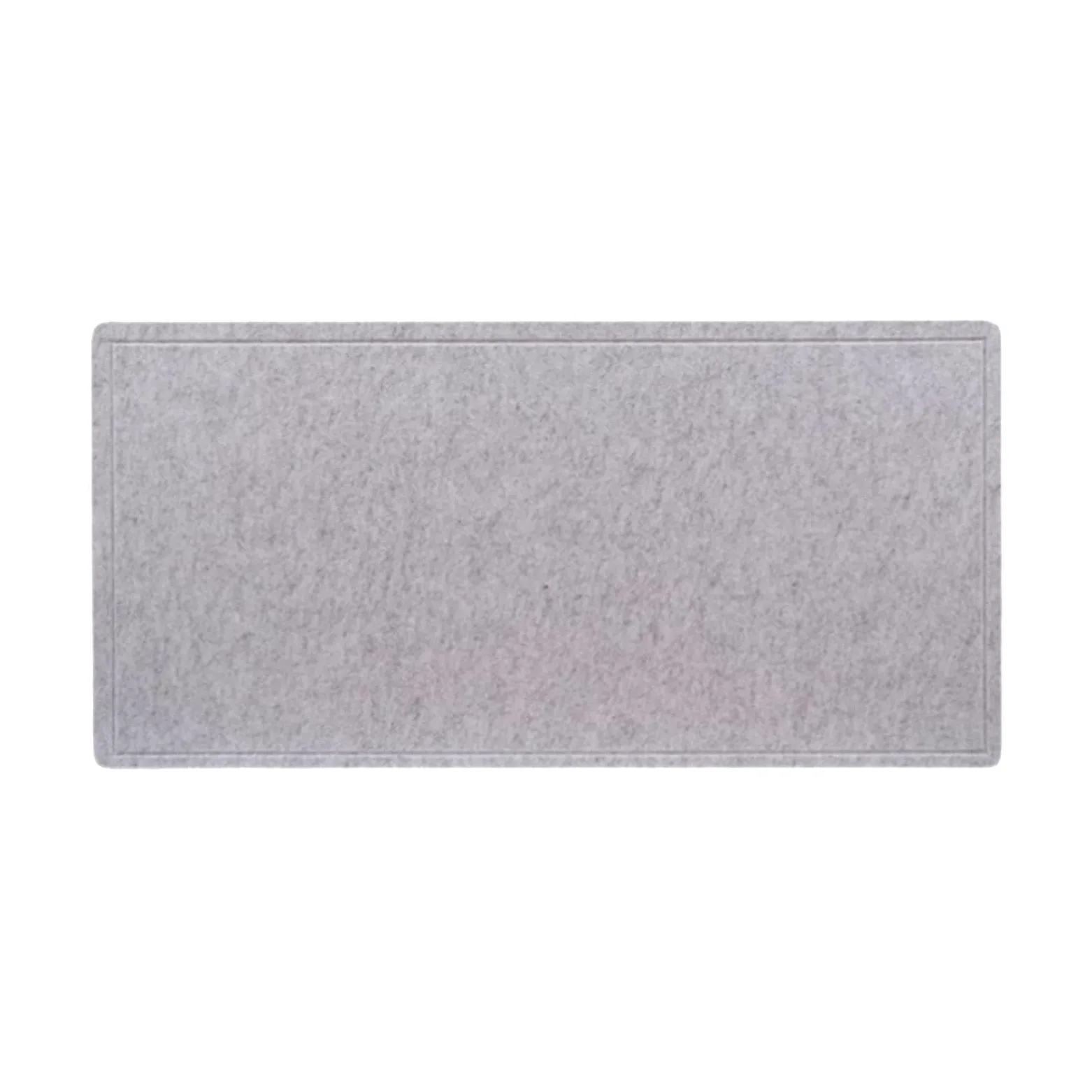 Bacheca per Messaggi, Leggera, Promemoria, Immagini, Schede, 60 Cm X 120 Cm, Lavagna in Feltro, Aula per Ristorante, Sala Studio, Bar, Grigio
