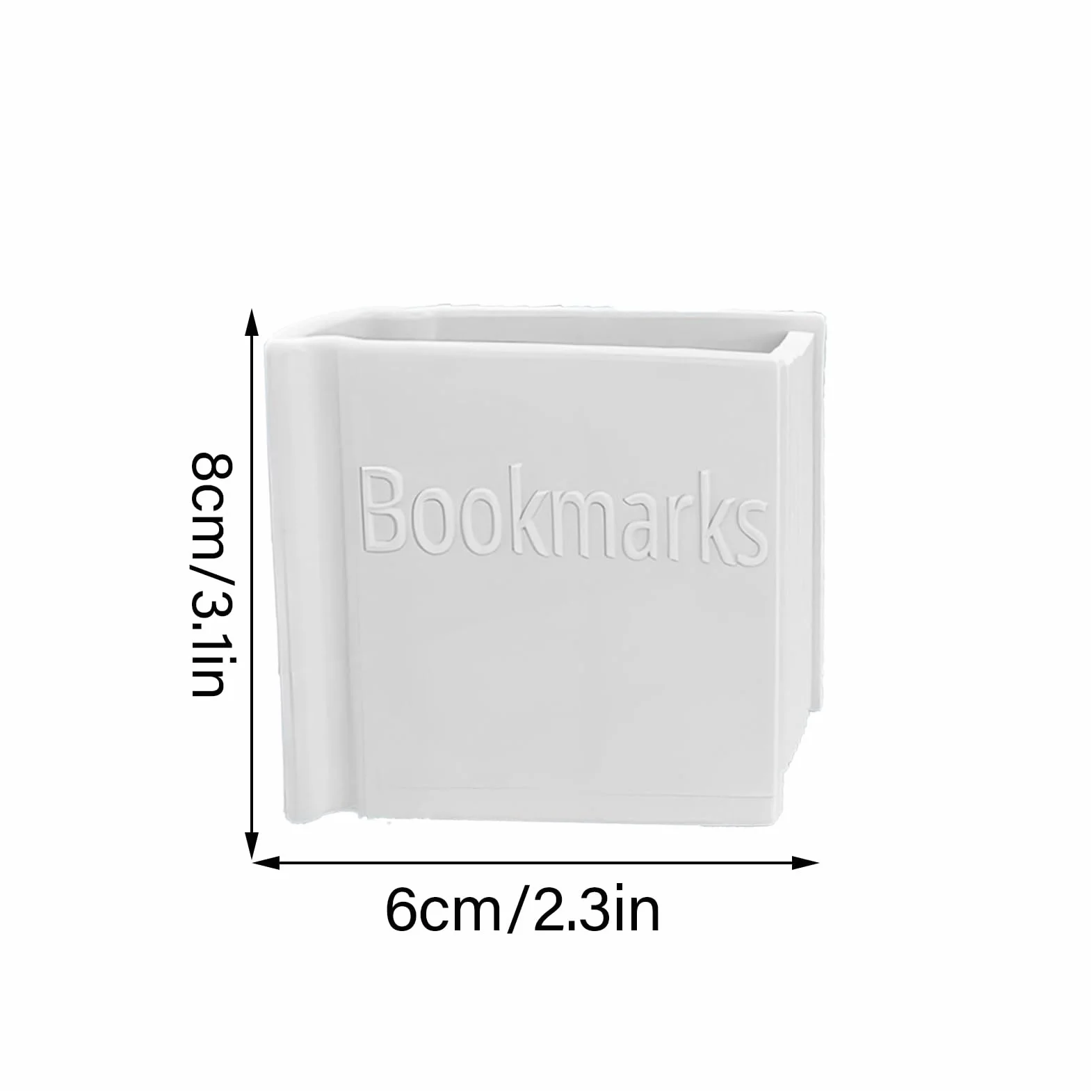 Espositore per Segnalibri Porta Pennelli da Scrivania Stampa 3D a Forma di Libro