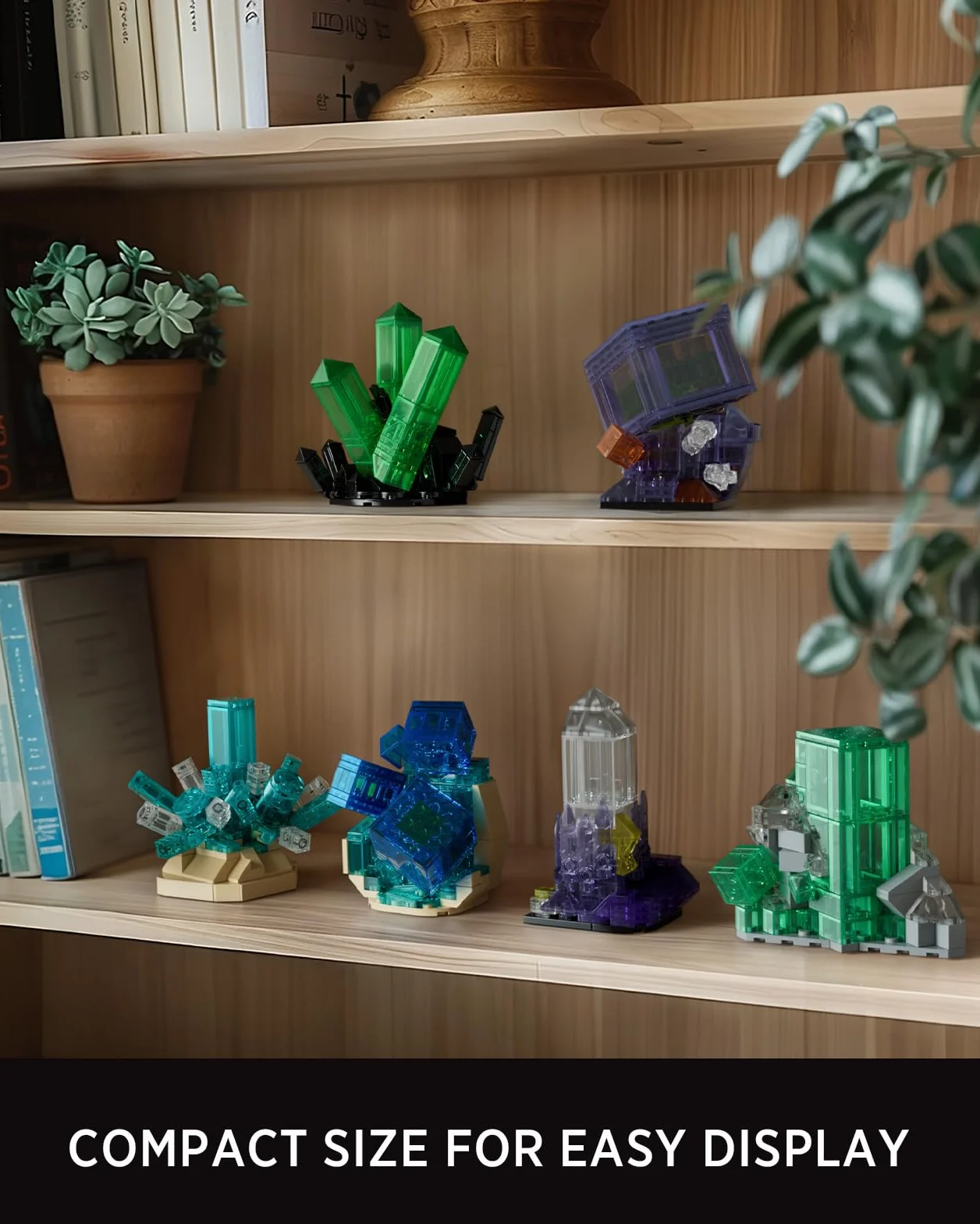 Nifeliz Set Collezione Geologica per Adulti, 6 Modelli Minerali per Decorazione da Scrivania, Regalo Naturale per Appassionati di Casa (651 PZ, NF10363)
