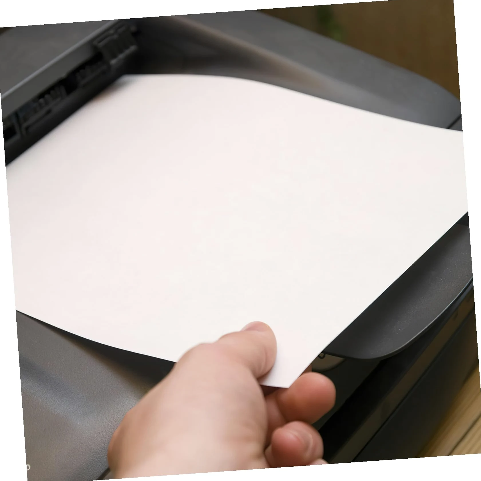 WOONEKY 100 fogli Carta Opaca per Stampante Etichette Autoadesive di Alta Adesione Facile da Stampare e Sganciare Adatta per Decalcomanie Auto Decorazioni Finestra e Note Personalizzate