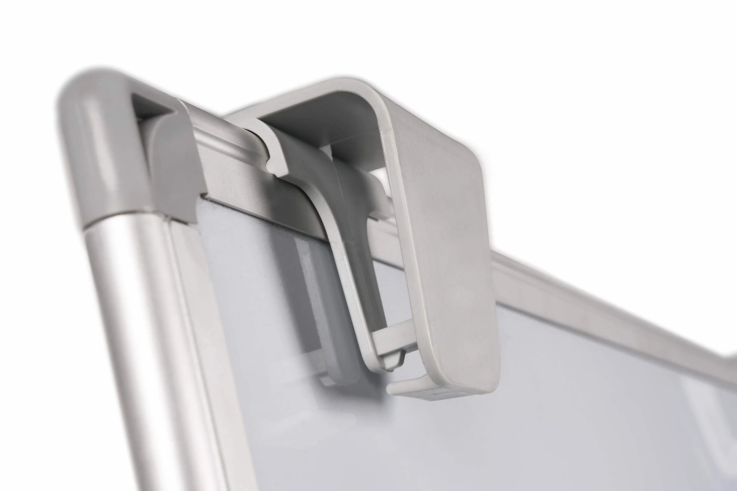 Lavagna Portablocco Magnetico Grigia, Lavagna A Fogli Mobili Treppiede Economico, Cornice in Aluminio Anodizzato, Dimensioni Pannello Euro - 700 x 1000 mm