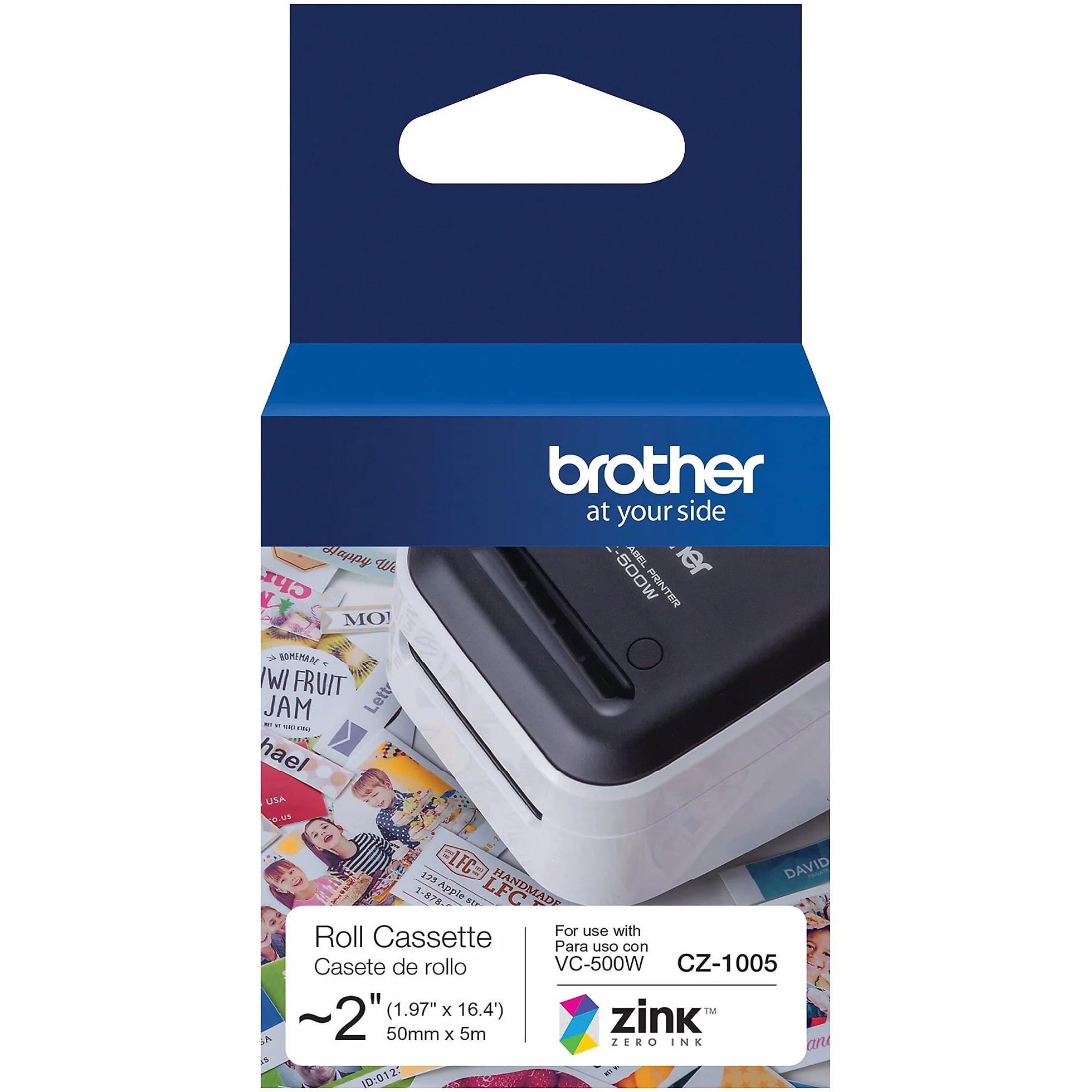 Brother CZ1005 Nastro a Lunghezza Continua 50 mm per Stampante Etichette VC500W