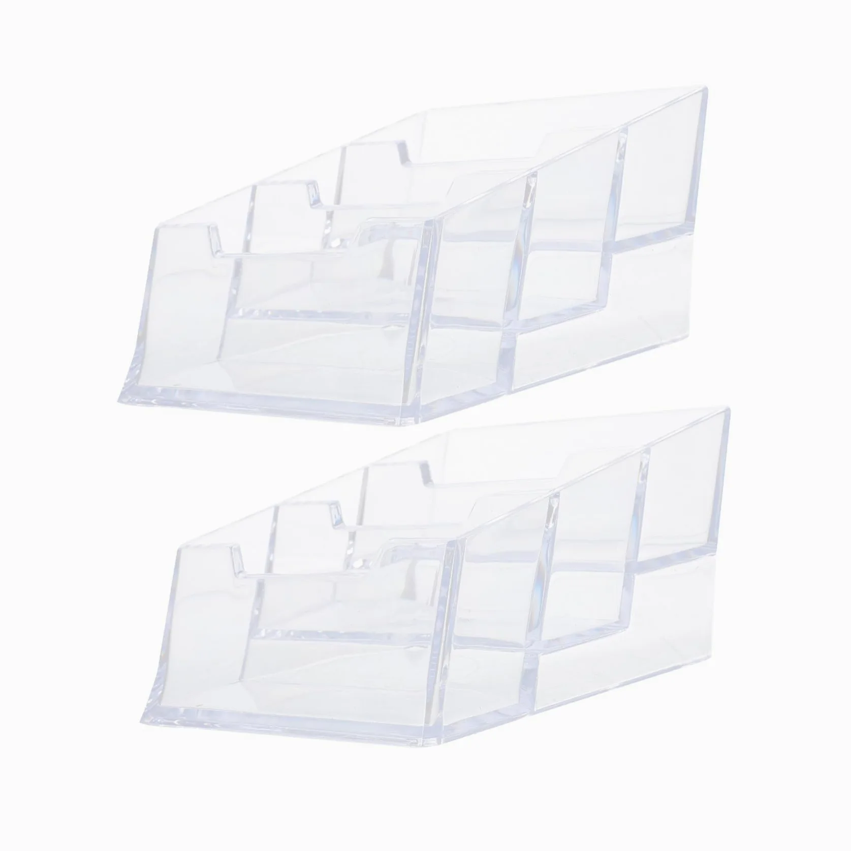 jojofuny 3 Set Biglietti Visita Per Carte Visita Scrivania Organizer Ufficio E Design Stabile Per Stand Espositivi 2 Pezzi * 3