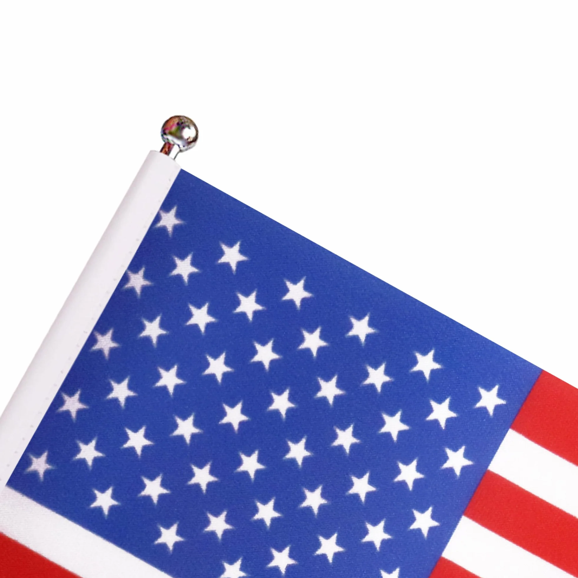 AZ FLAG Bandiera Da Tavolo Stati Uniti 22x15cm Raso - Piccola Bandierina Americana USA