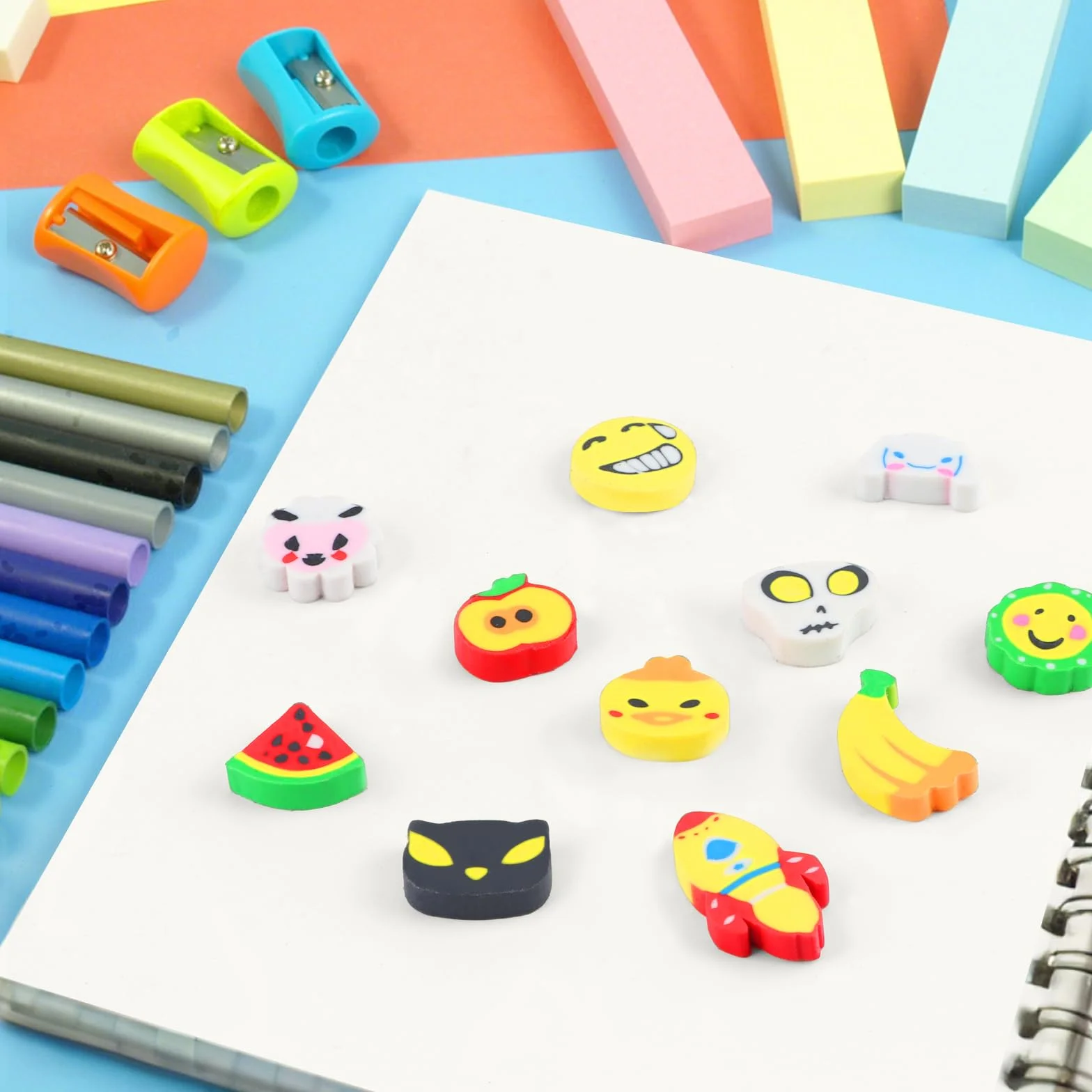 Mignonni Gomme per Animali 60 Pezzi - Gomme da Cancellare per Bambini, Bomboniere, Regali Studenti
