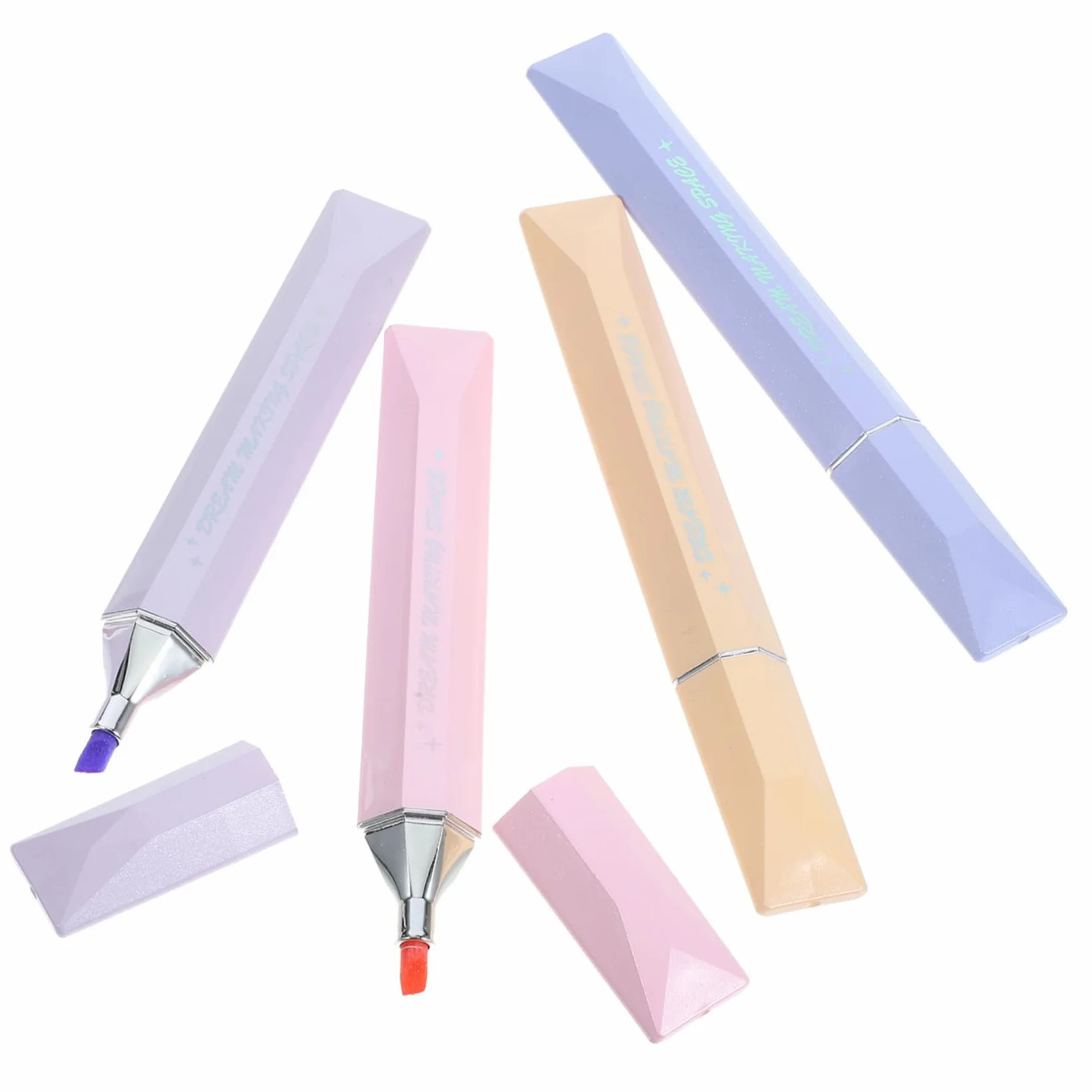 Tofficu 12pezzi Evidenziatori Punta Fine Per Studio e Ufficio Marker Colorati Per Note e Per Insegnanti e Studenti Set e Comodo