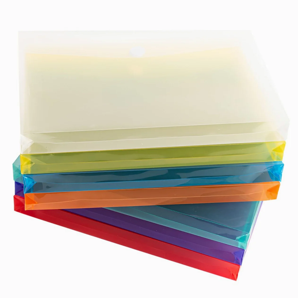 EXCEART 21pezzi Cartelline Documenti Colorate Faldoni Riutilizzabili Plastica Per Ufficio Scuola e Casa Facilità Di Organizzazione e Pulizia