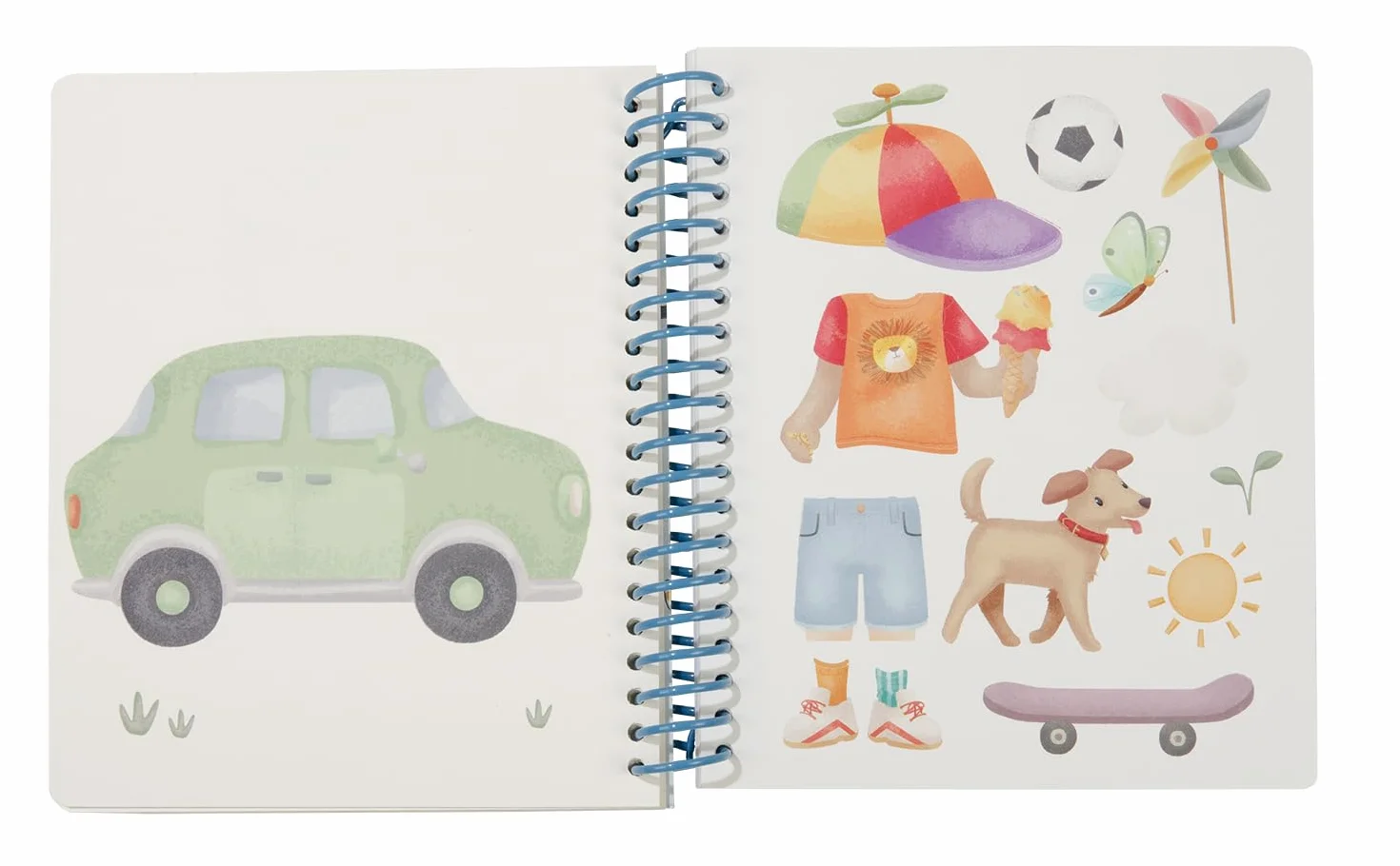 Little Dutch Libro con adesivi Dress me up Jim & Friends