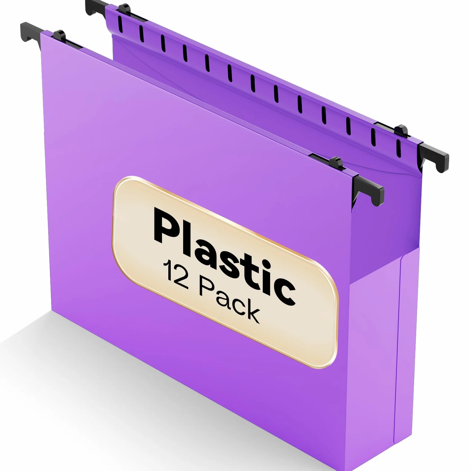 Cartella in plastica extra capiente da appendere, formato lettera, confezione da 12 cartelle rinforzate, design espandibile sui lati, resistente, espansione da 5 cm, organizer da appendere