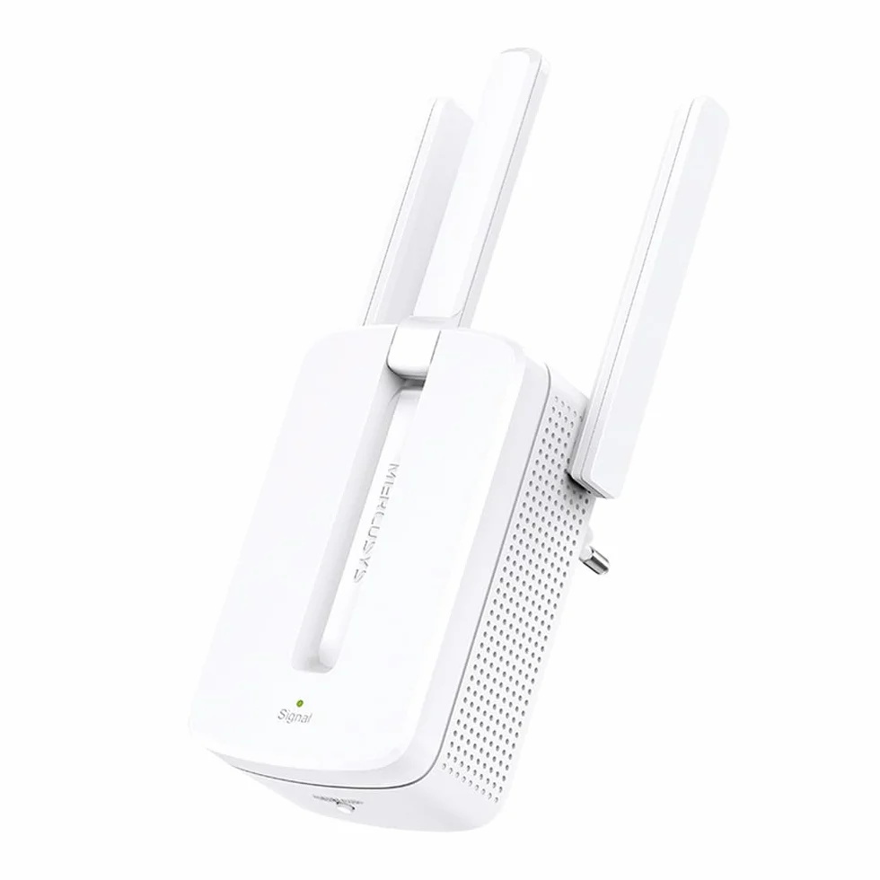 TP-Link Mercusys MW300RE Ripetitore Wireless WiFi Extender Access Point 300 Mbps Single Band Tre Antenne Mimo