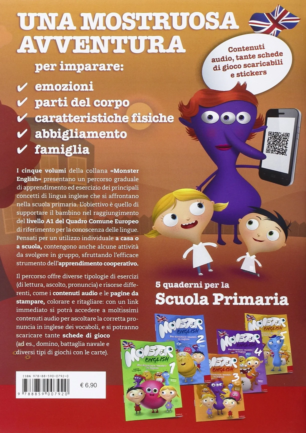Monster English. Per diventare mostri in inglese. Con adesivi (Vol. 3)