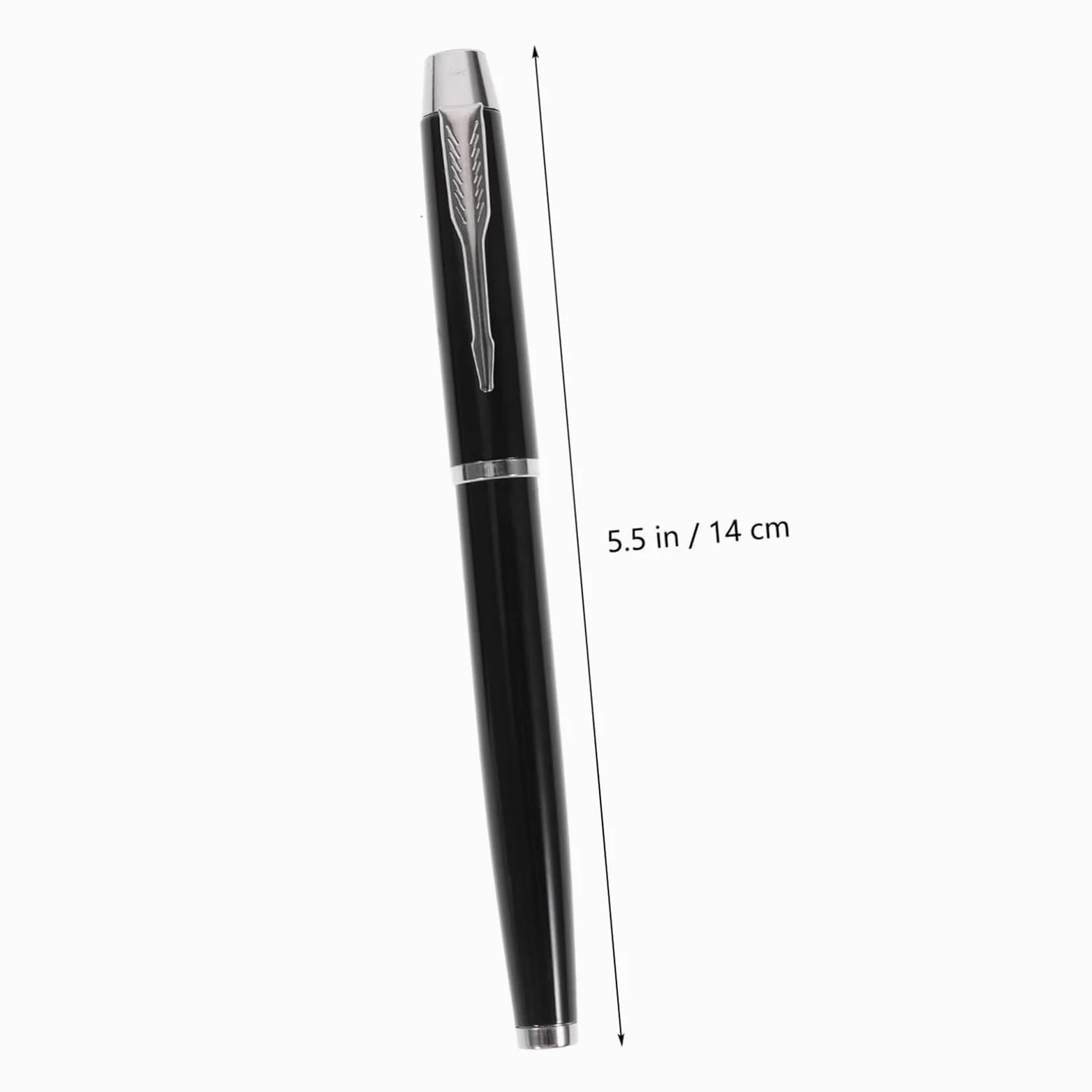 penna gel Penna a sfera in metallo con custodia, inchiostro nero, adatta for uso aziendale e in ufficio