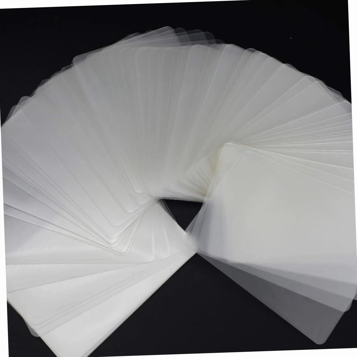 Pellicole di Laminazione Termica Trasparenti 100 Pezzi Pet Bianco | Anti-riflesso, Alta Chiarezza, Impermeabili, Sigillano e Proteggono Documenti, Formato