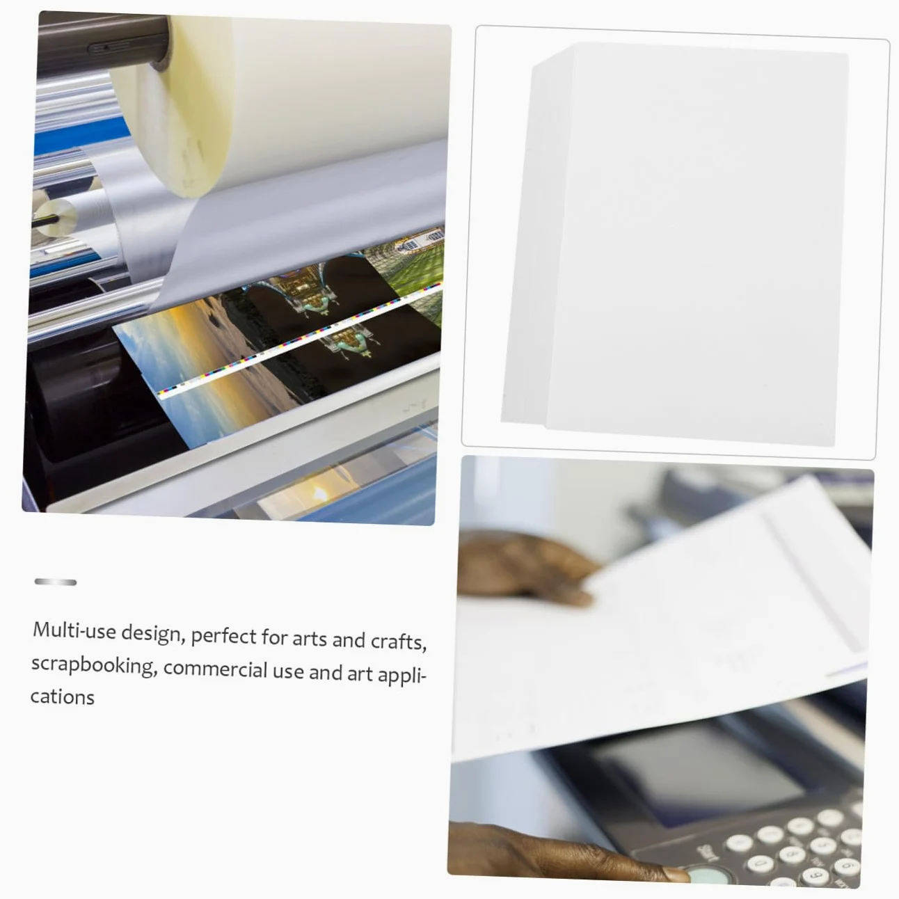 500fogli Carta Bianca per Stampante Spessi per Stampa Carta da Lettere Multiuso per Bricolage e Scrapbooking
