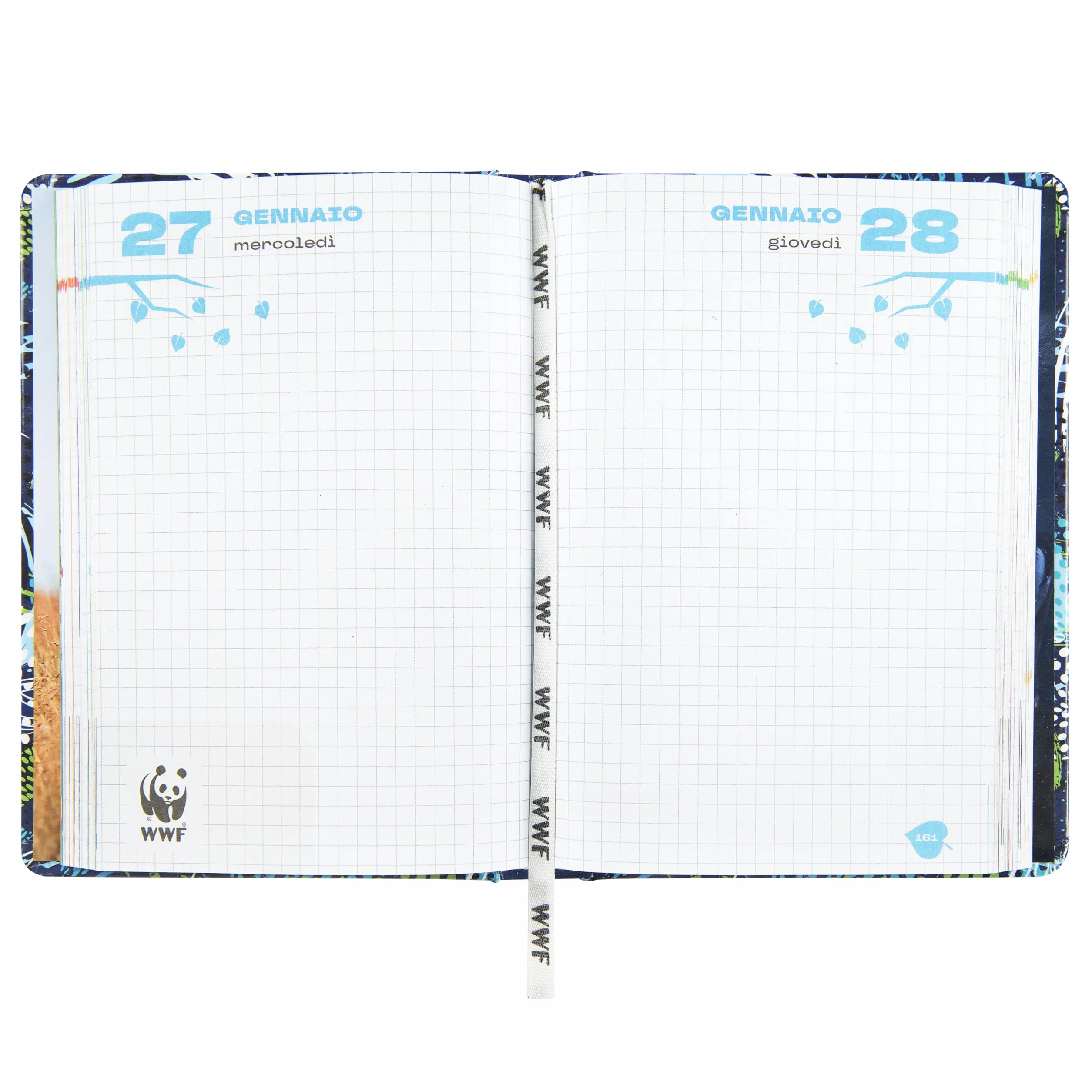WWF Diario Scuola 2026-2027 Ufficiale, Diario Scolastico Copertina Rigida 352 Pagine 13 x 17,8 cm