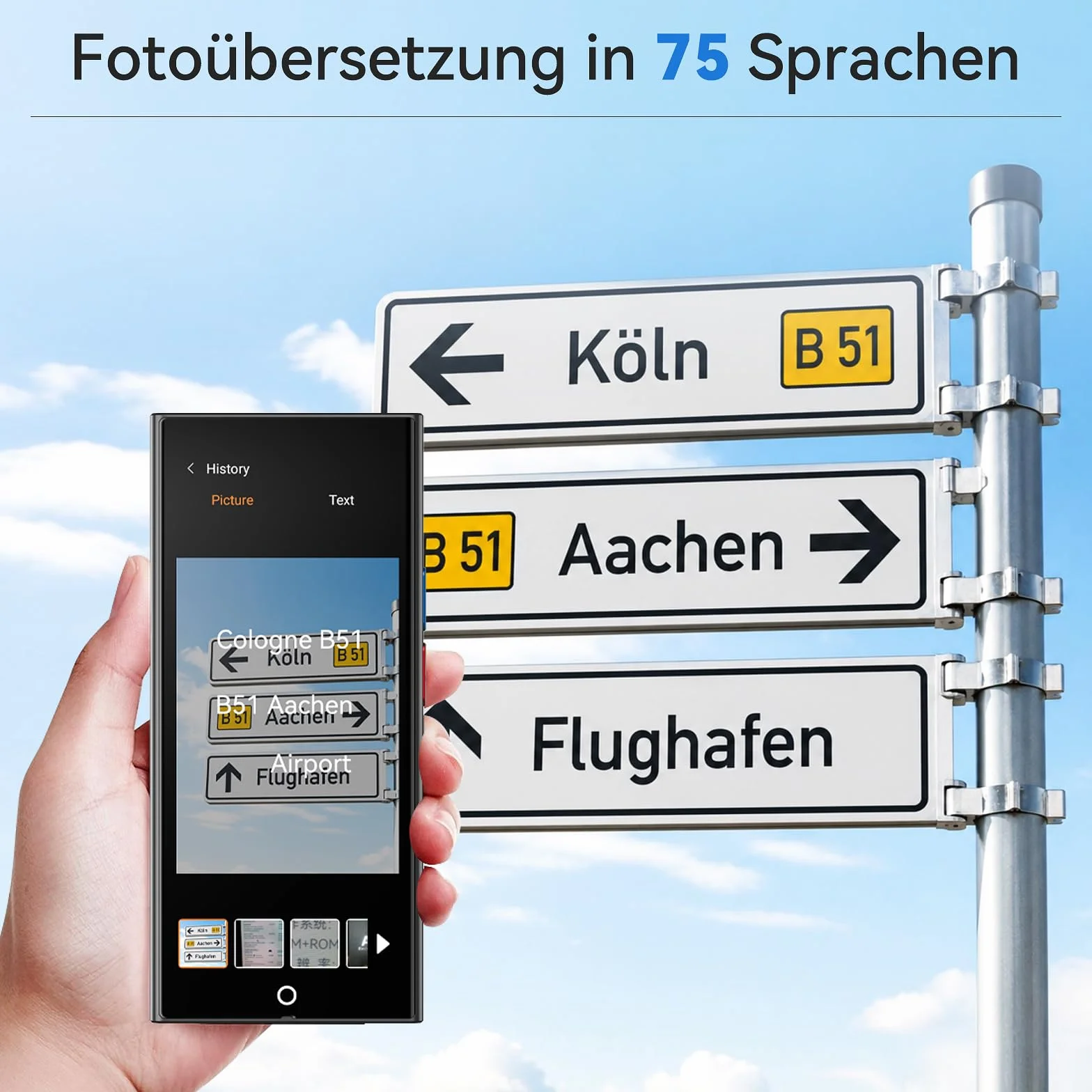 Dispositivo di Traduzione Vocale,Traduttore con Sintesi Vocale,150 lingue Traduzione AI online e offline,Traduzioni di Gruppo e Telefoniche,Non richiede WiFi,Schermo HD da 5,5" per Viaggi e Affari