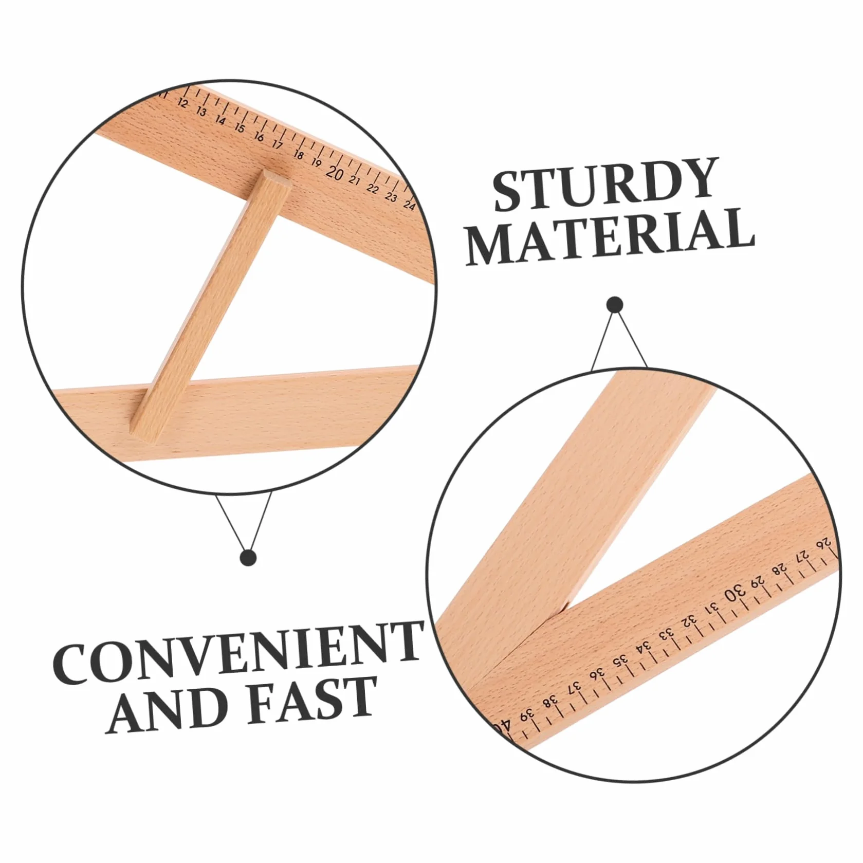 NUOBESTY 3 Pz Strumenti Didattici Per Il Disegno Righello a 90 Gradi Righello Per La Lavorazione Del Legno Righelli Di Redazione Strumento Di Misura Per Maestro Maestro Di Legno