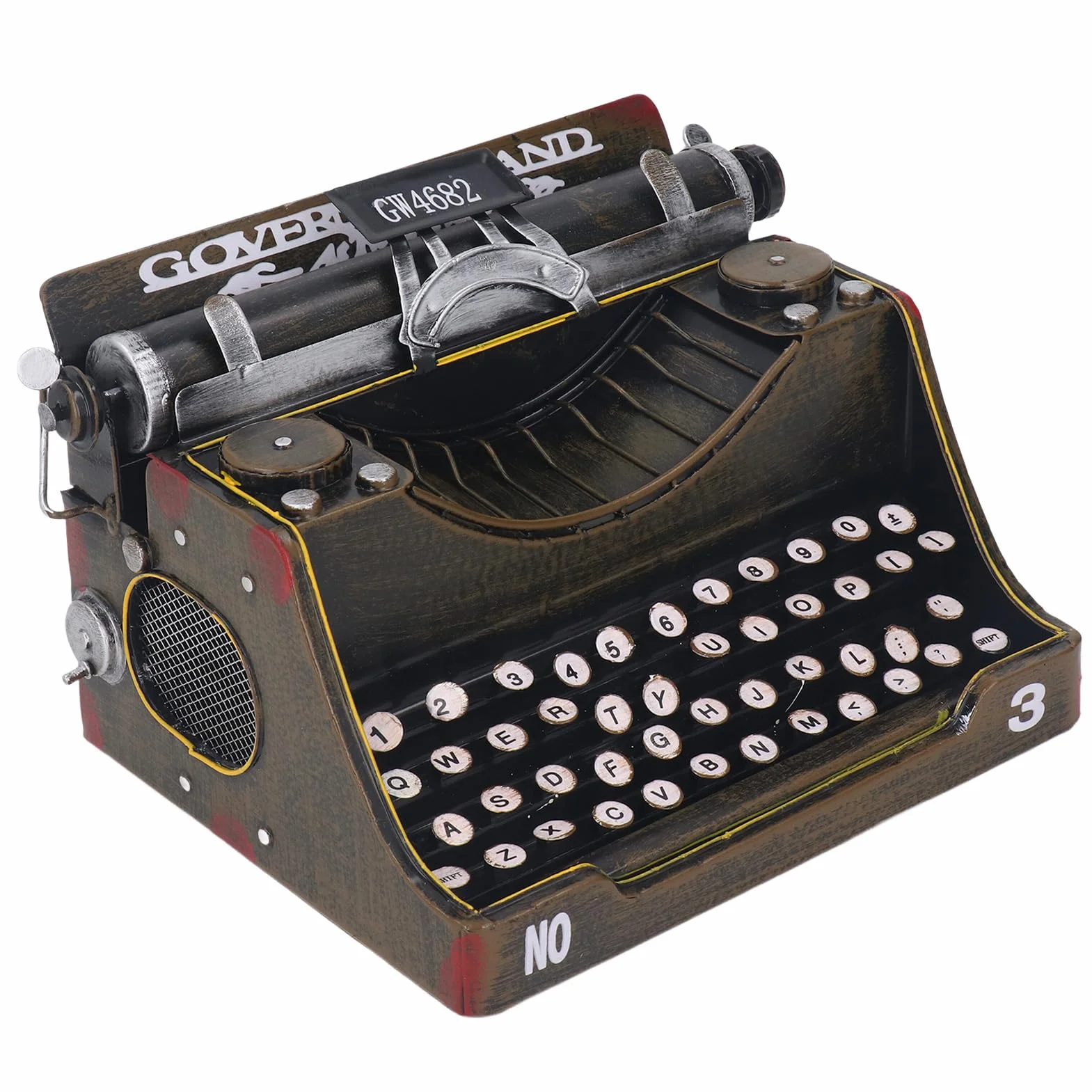 Macchina da Scrivere retrò Vintage, Modello di Macchina da Scrivere retrò per la Decorazione di Salotti