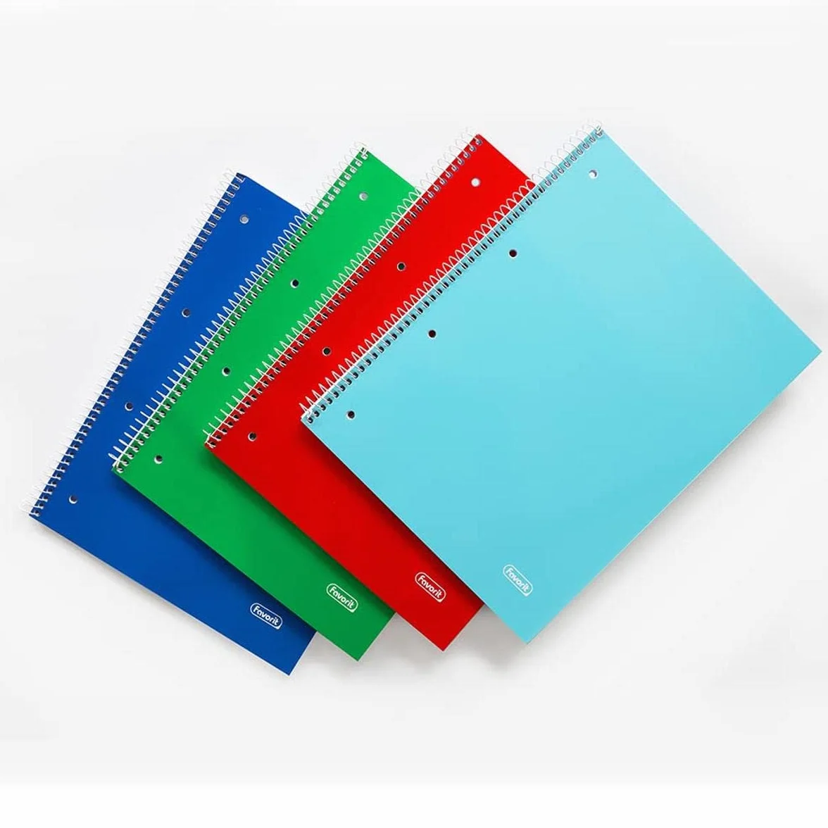 Favorit Quaderni Spiralati A4 A Righe 5 Pezzi Carta 80g/Mq