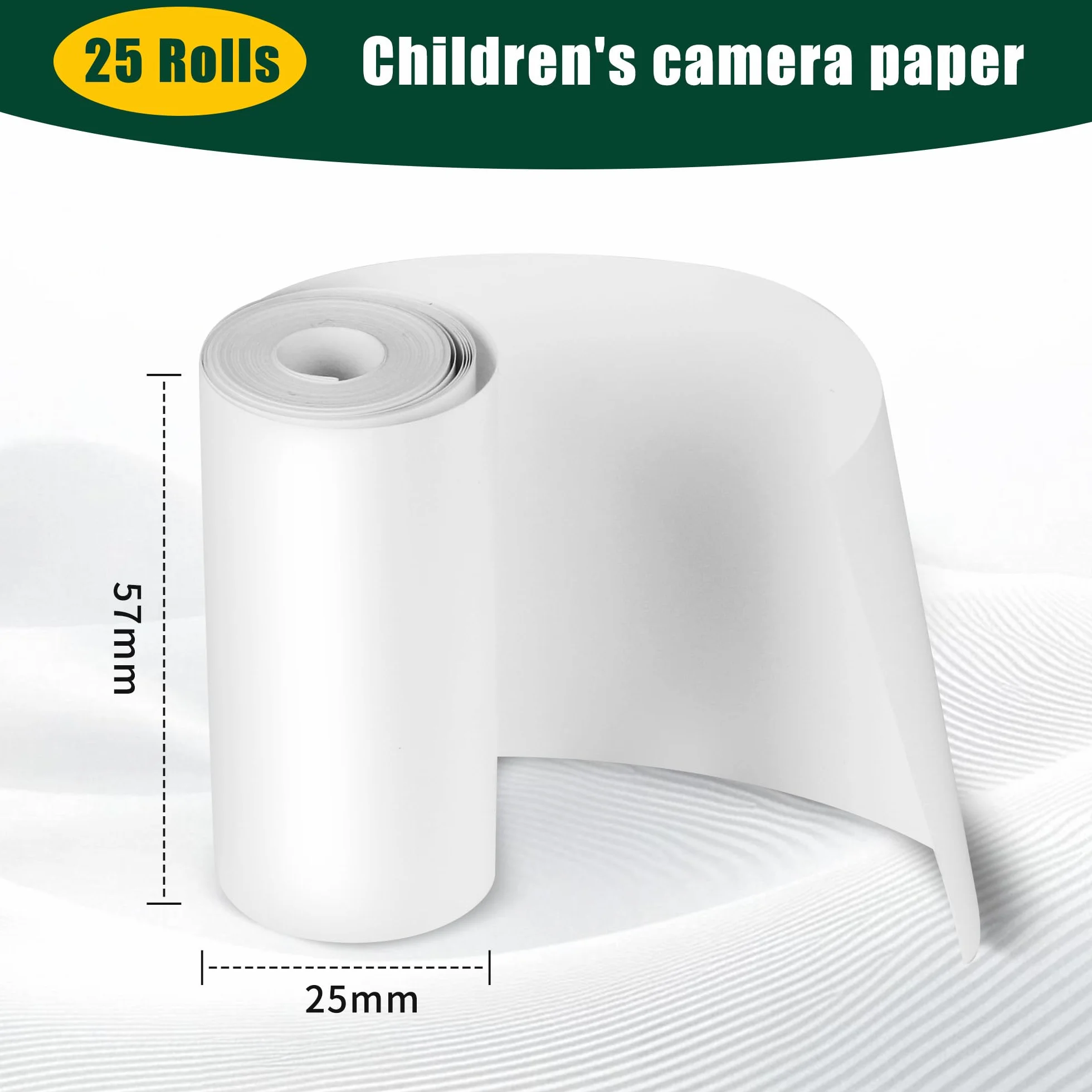 Carta Termica Bianca Zero do Mini Fotograficznych Stampań Portatilnych