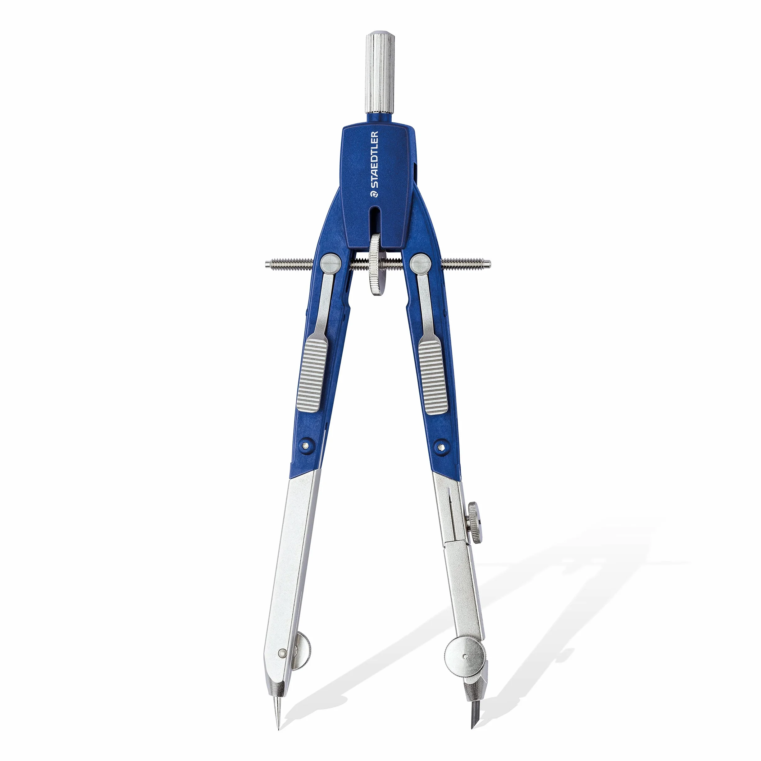 Staedtler Mars Comfort - Compasso Scuola Media Elementare e Superiore, Include Astuccio e Tubetto Mine, Ideale per Cancelleria Scuola Ufficio e Cartoleria - Materiale Scolastico e Cose per la Scuola