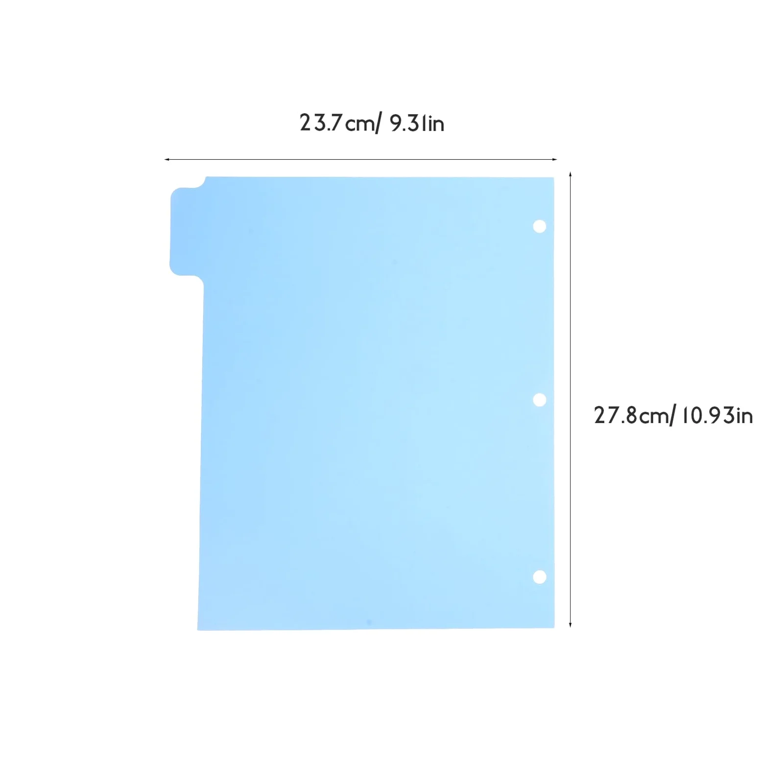 DOITOOL 20pezzi Divisori in Plastica Colorati per Raccoglitori con Linguetta Vuota per Scrivere sulla Pagina Riutilizzabili per Quaderni ad Anelli Anelli per Ufficio Casa e Scuola