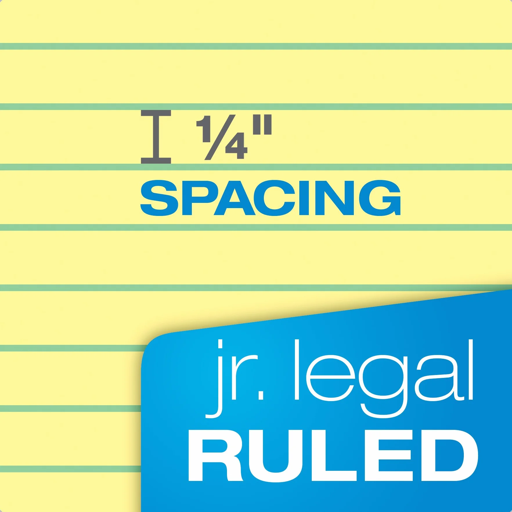TOPS The Legal Pad 5 x 8 Inches Perforated Canary Narrow Rule 50 Sheets Pad 3 Packs (75013)