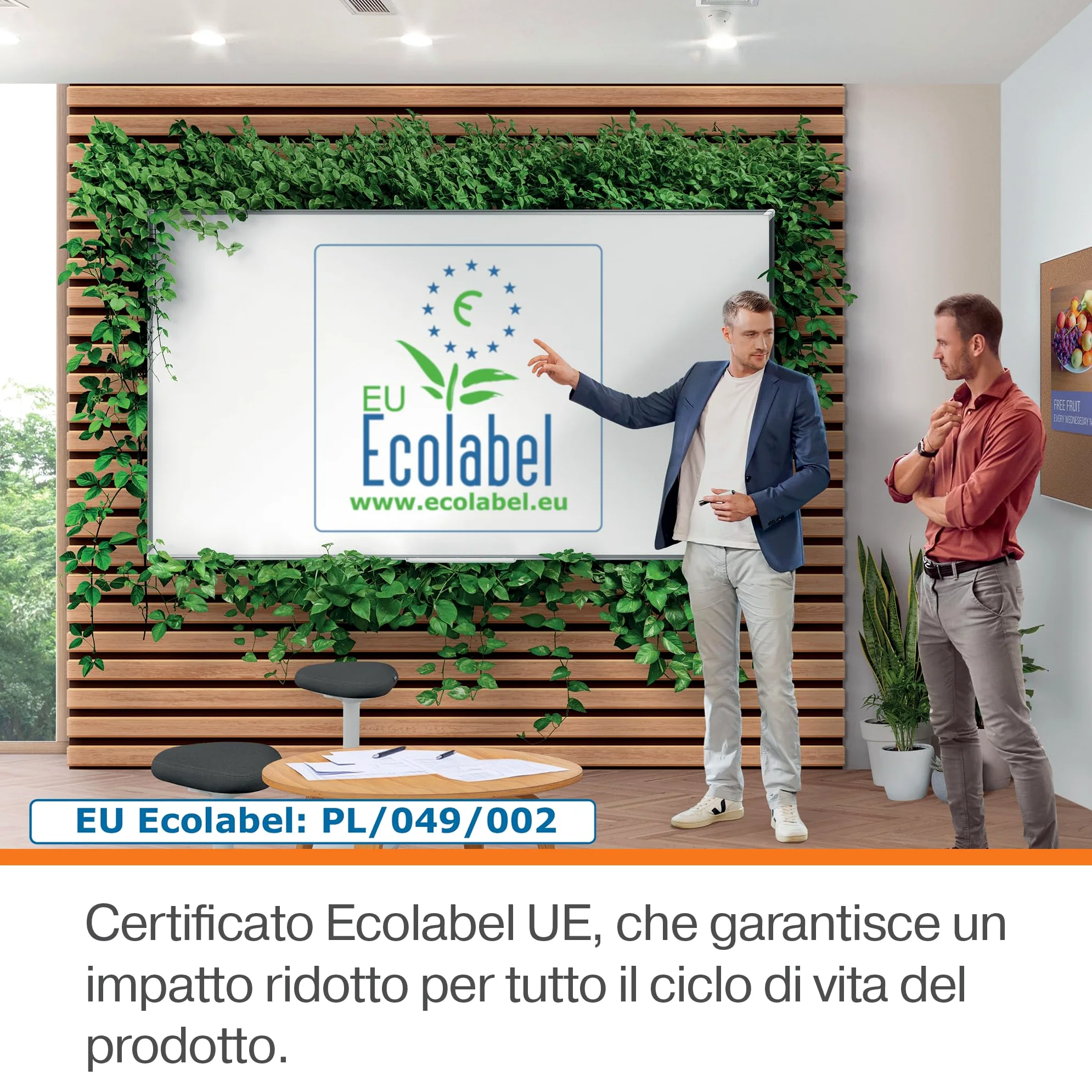Nobo Premium Plus Lavagna Magnetica Laccata - 1200x900 mm, Cornice in alluminio, Certificazione Ecolabel UE, 1915156