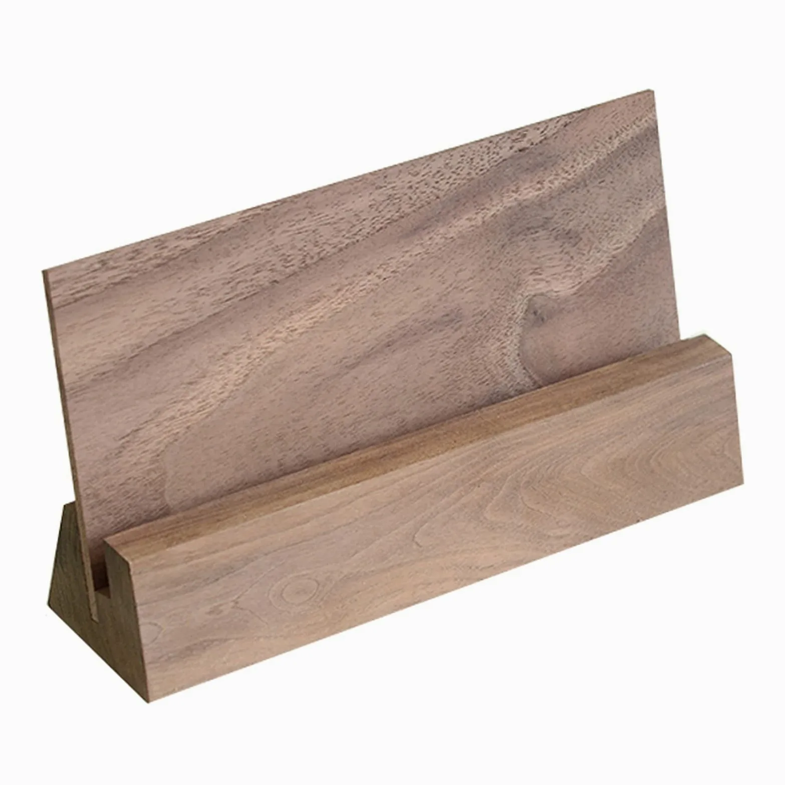 Porta Biglietti da Visita in Legno per scrivania, espositore per Biglietti da Visita, Elegante Porta Biglietti da Visita per Ufficio e casa e per Professionisti (BS)