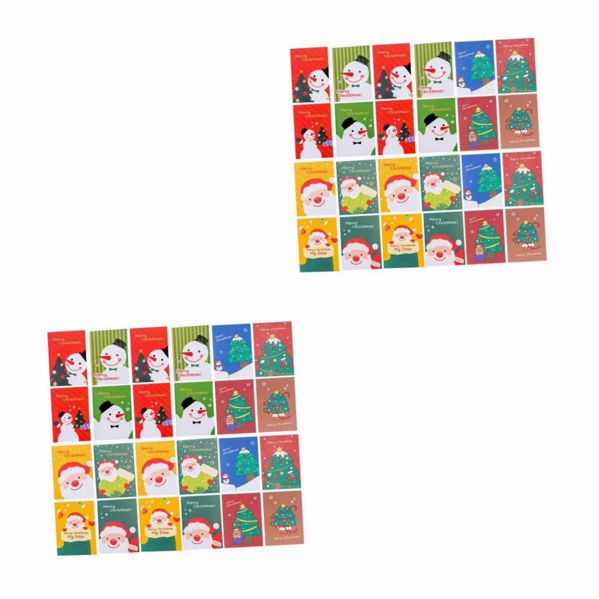 Homoyoyo 48 Pezzi Quaderni Natalizi Tascabili Design Cartone Animato con Natale Notebook Leggeri e Colorati per Scrittura e