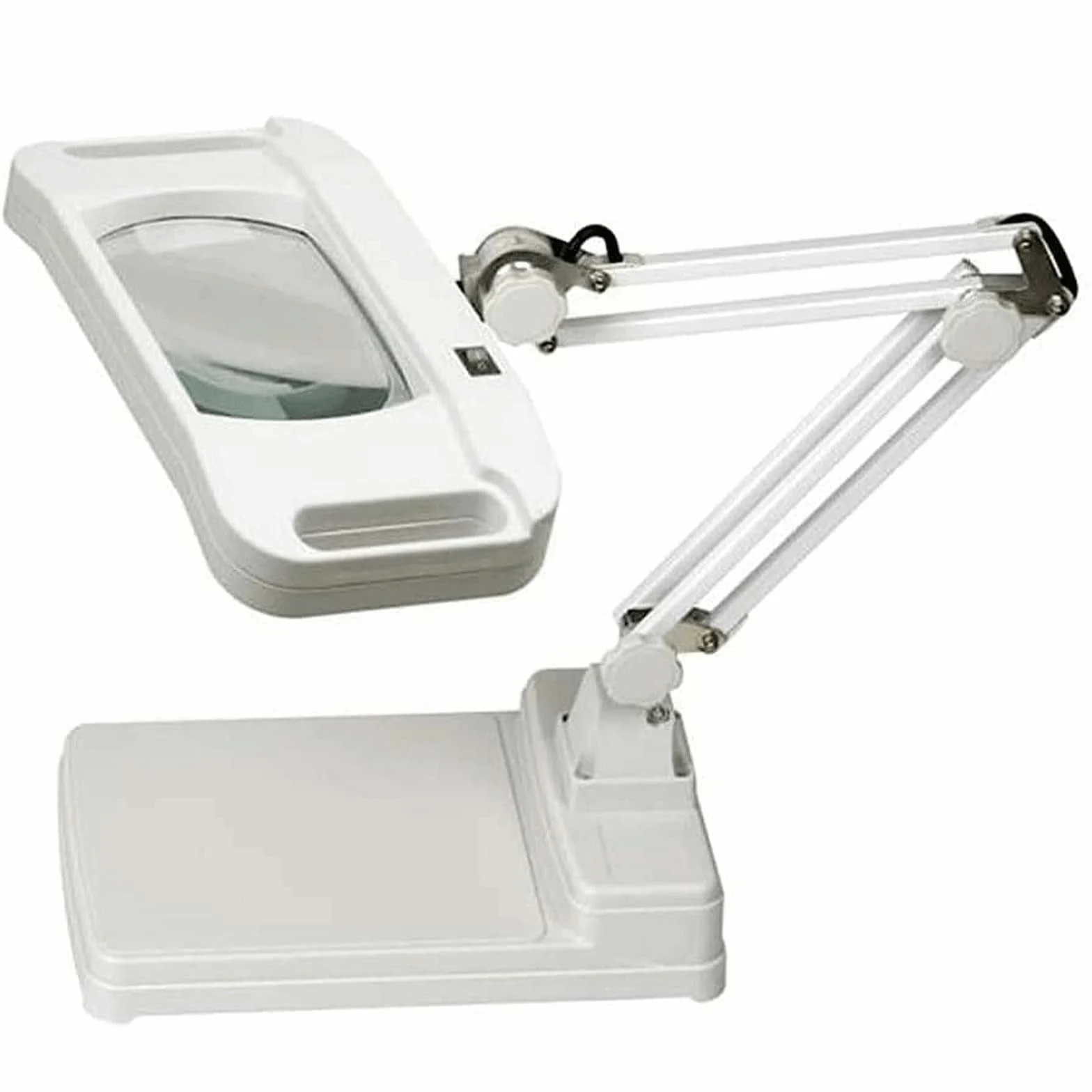 KRILLIQ Lente d'Ingrandimento Pieghevole da Tavolo con Luce a LED Design in Piedi Lente per Cucire con Ricamo per Perline e creazione di Gioielli