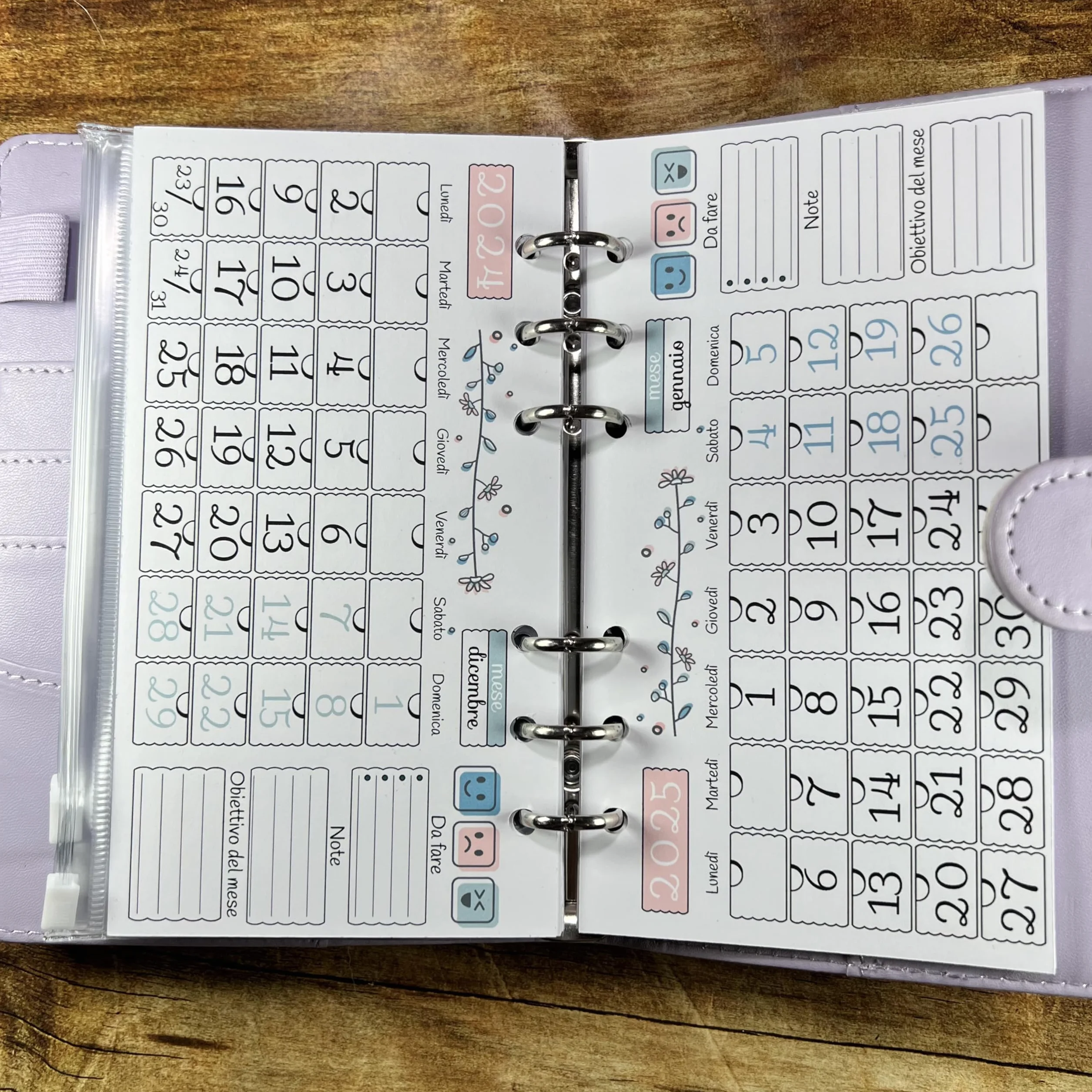 Agenda Personalizzata per Rappresentante di Classe – Buste Portasoldi, Fogli per Appunti e Calendario Anno Scolastico Corrente