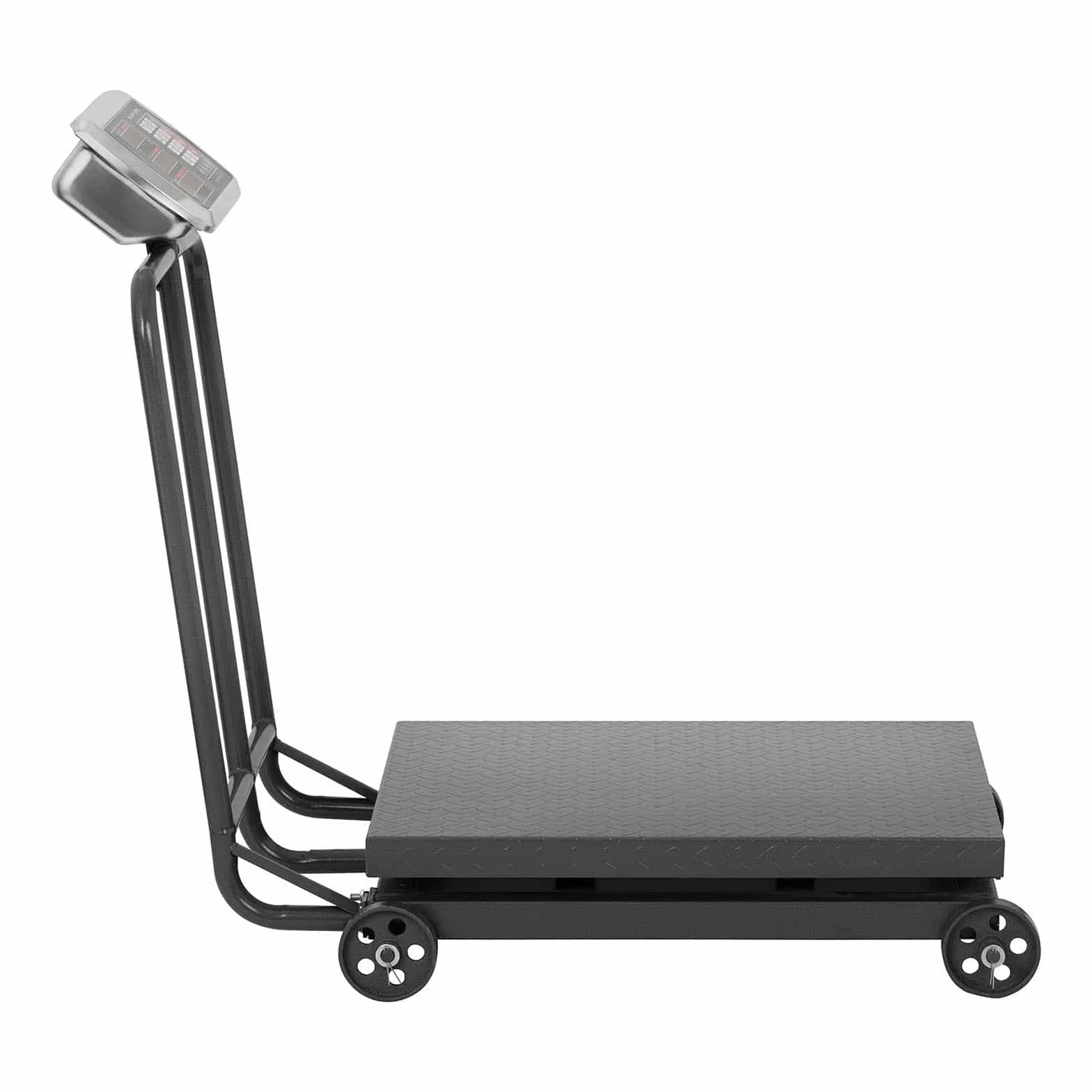 Steinberg Systems Bilancia a Piattaforma con Ruote SBS-PF-600/100W 600 kg 100 g Display LED 50x60 cm