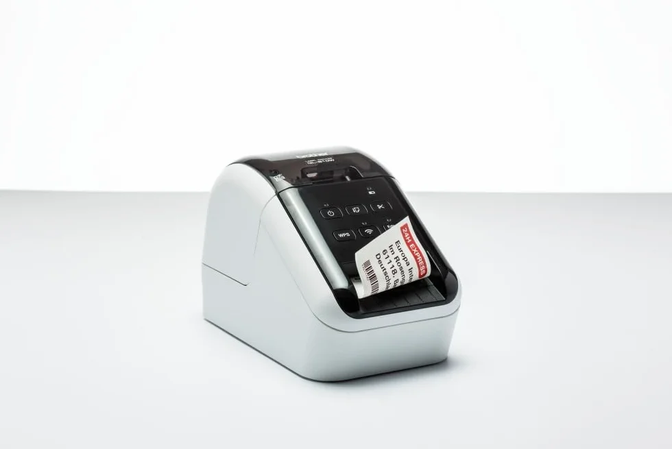 Brother QL810WC Drukarka Etykiet Wi-Fi AirPrint Dwukolorowa Czerwono-Czarna
