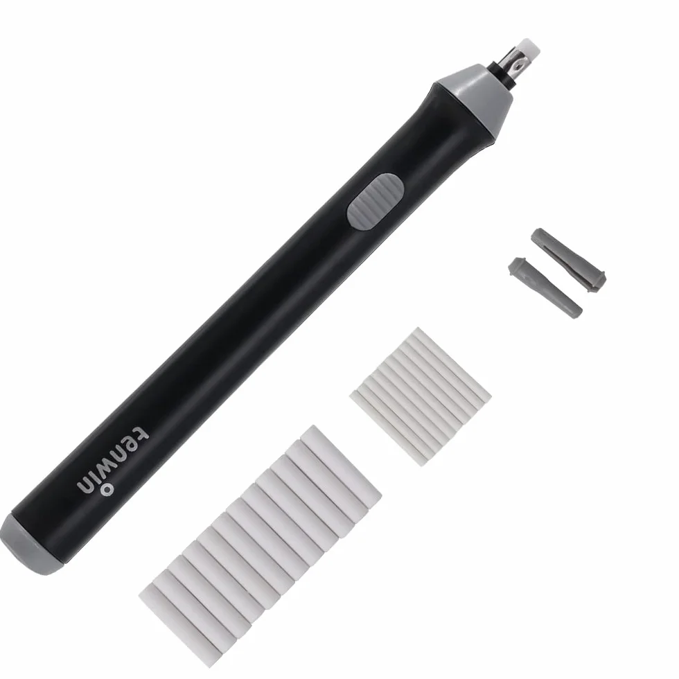 Kit gomme elettriche a batteria 22 pezzi intercambiabili per artisti schizzi