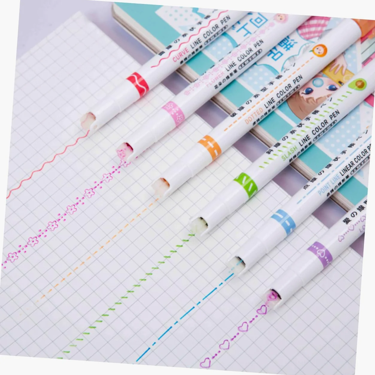 STOBOK 18pezzi Evidenziatori Colorati Con Punta Fine e Design Per Note e Scrittura Per Studenti Artisti e Lavoro Creativo