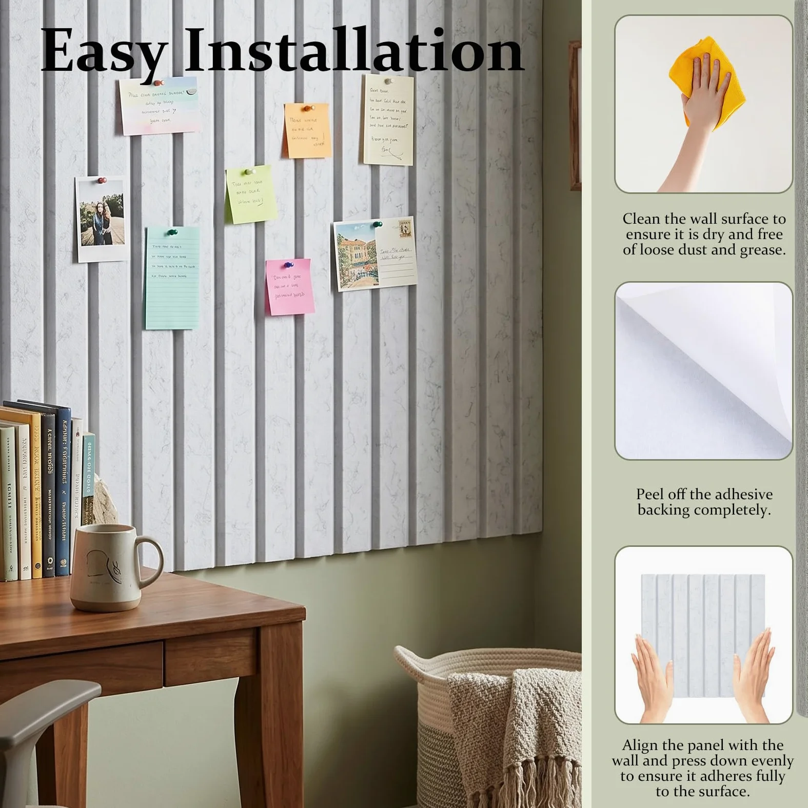 Gugxiom Set di 12 bacheca in feltro di grandi dimensioni 48" x 36", con 30 spille, decorazione per ufficio, casa, scuola e aula (grigio argento)